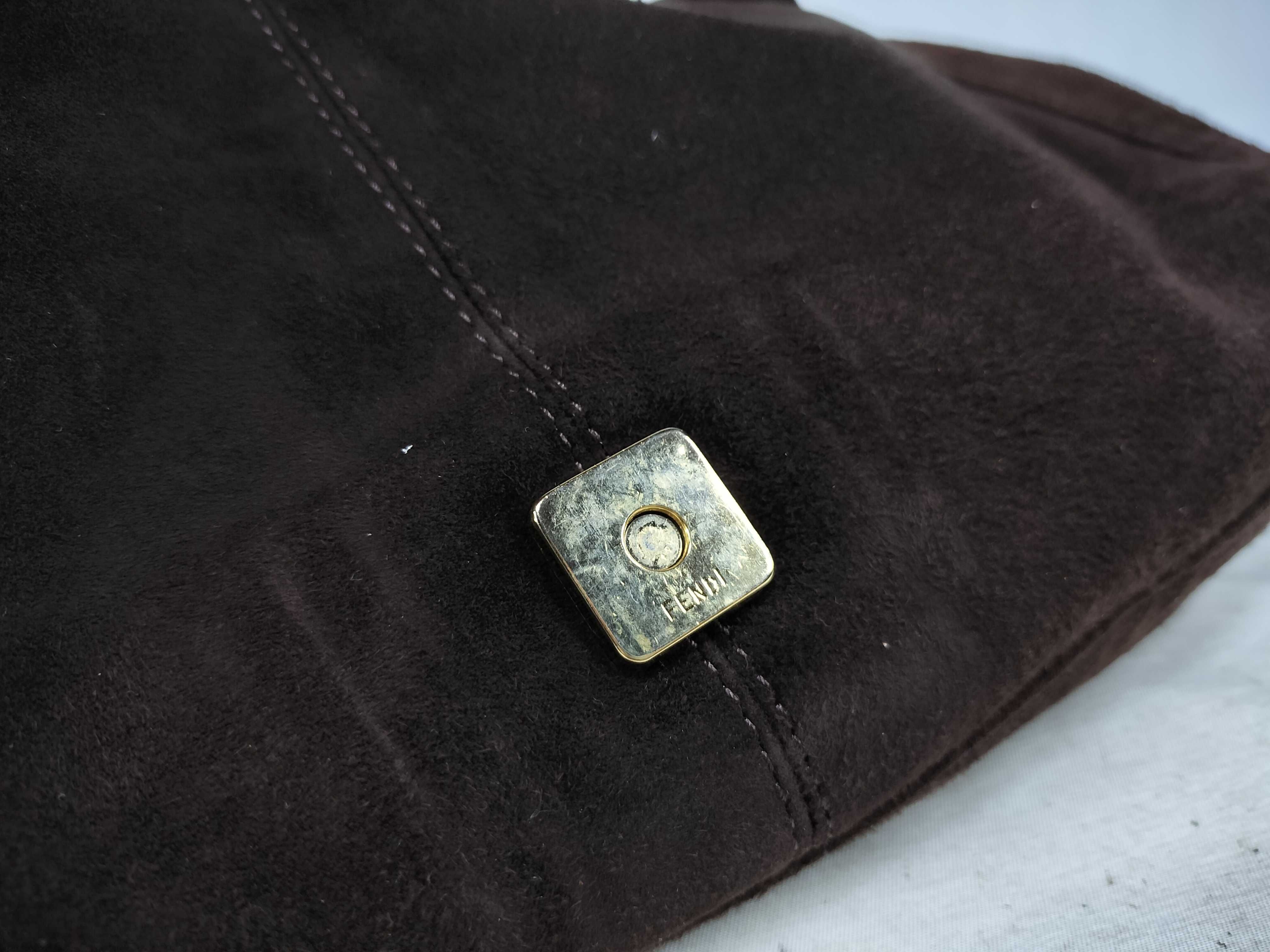 Mamma Bucket Suede Brown Shoulder Bag — view 13