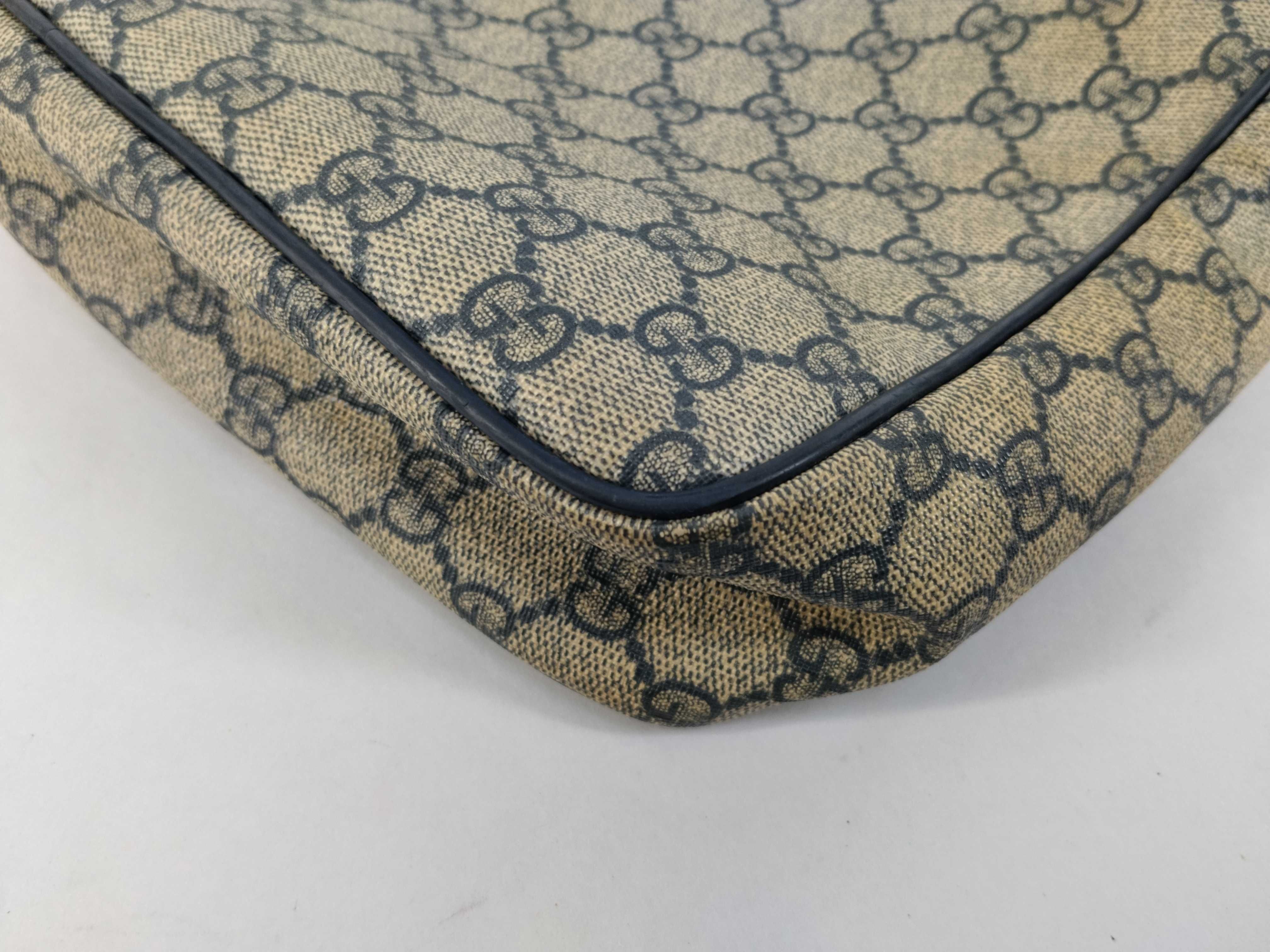 GG Supreme PVC x Leather Shoulder Bag — view 6
