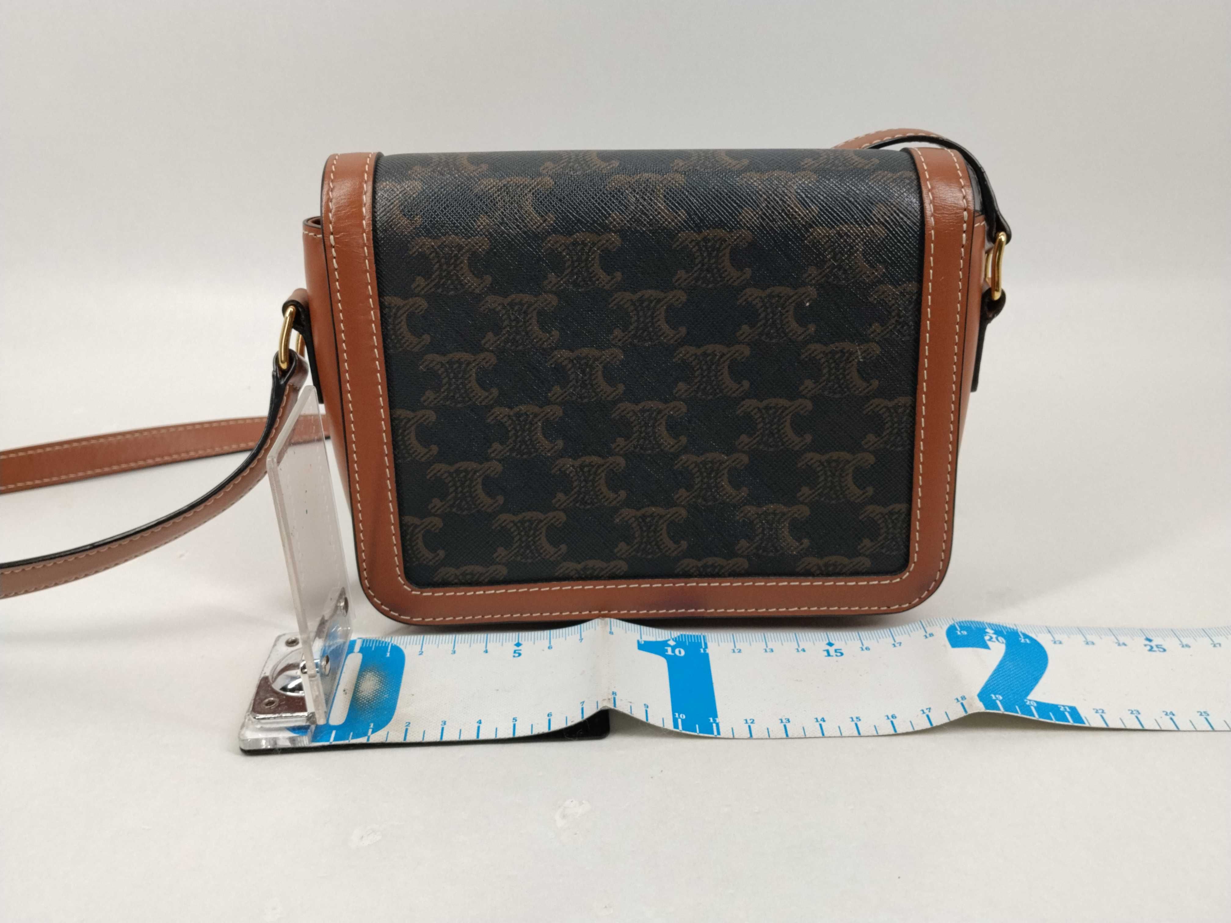 Teen Triomphe Shoulder Bag, Brown Shoulder Bag — view 2