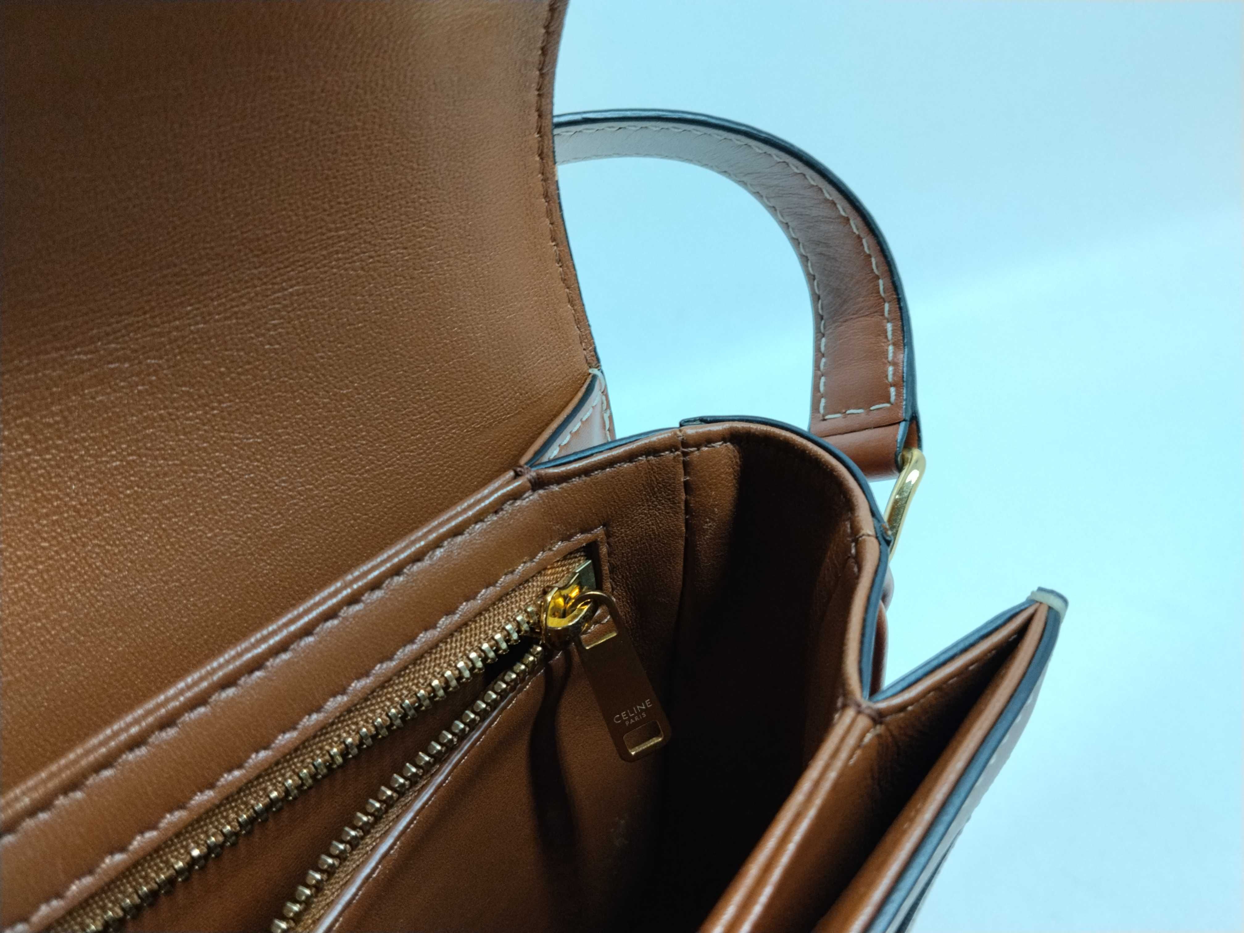 Teen Triomphe Shoulder Bag, Brown Shoulder Bag — view 11