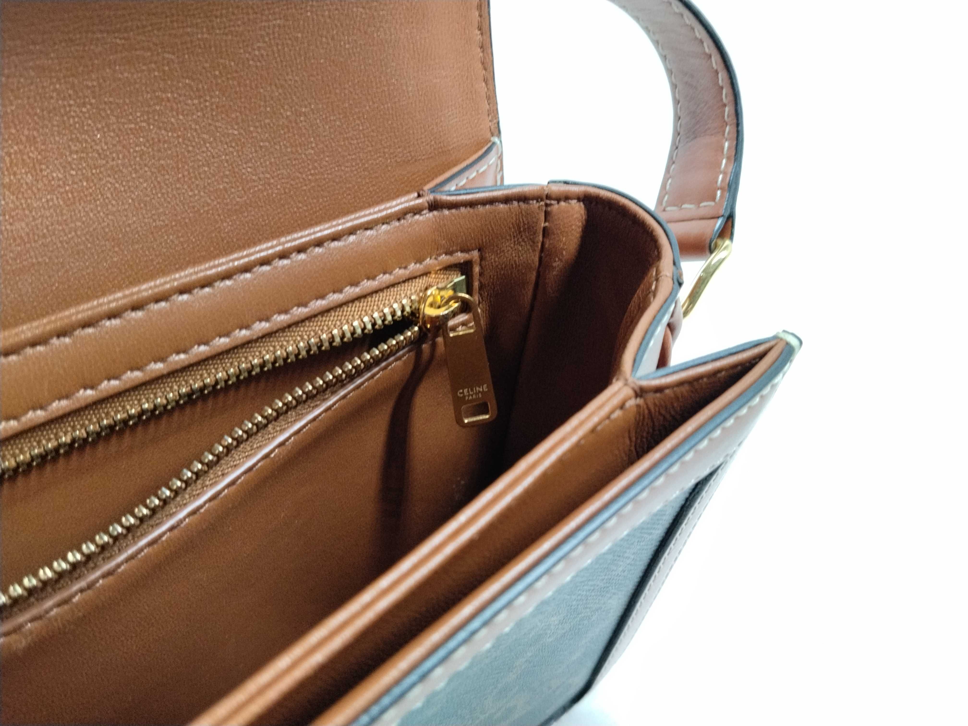 Teen Triomphe Shoulder Bag, Brown Shoulder Bag — view 12
