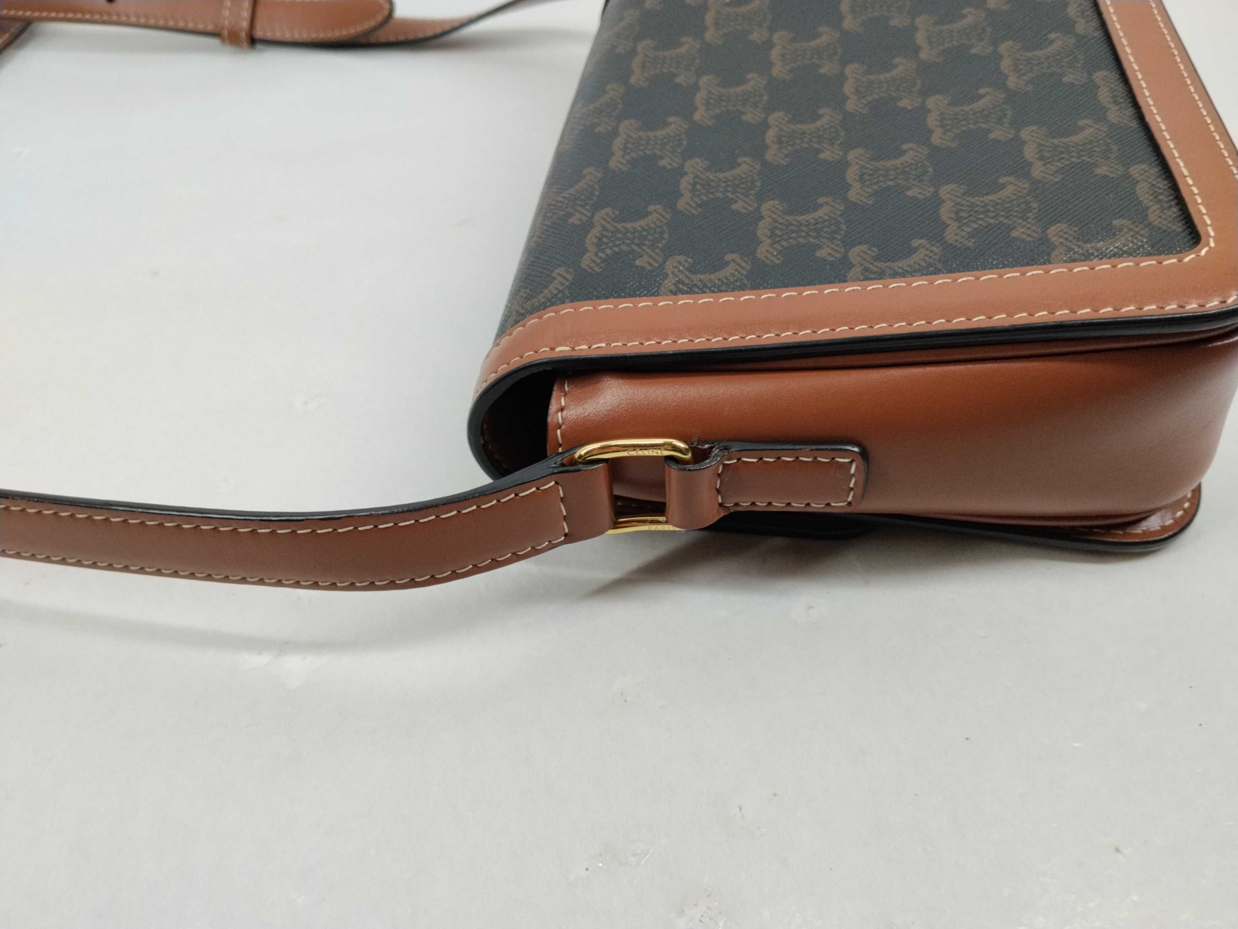 Teen Triomphe Shoulder Bag, Brown Shoulder Bag — view 5