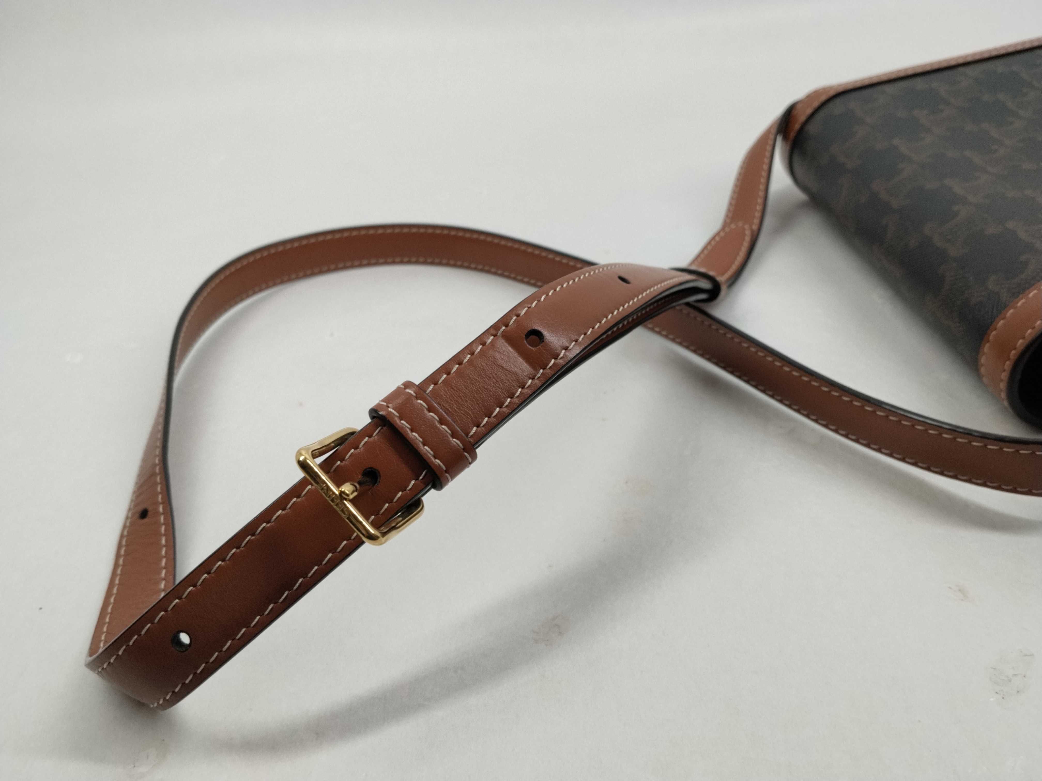 Teen Triomphe Shoulder Bag, Brown Shoulder Bag — view 7