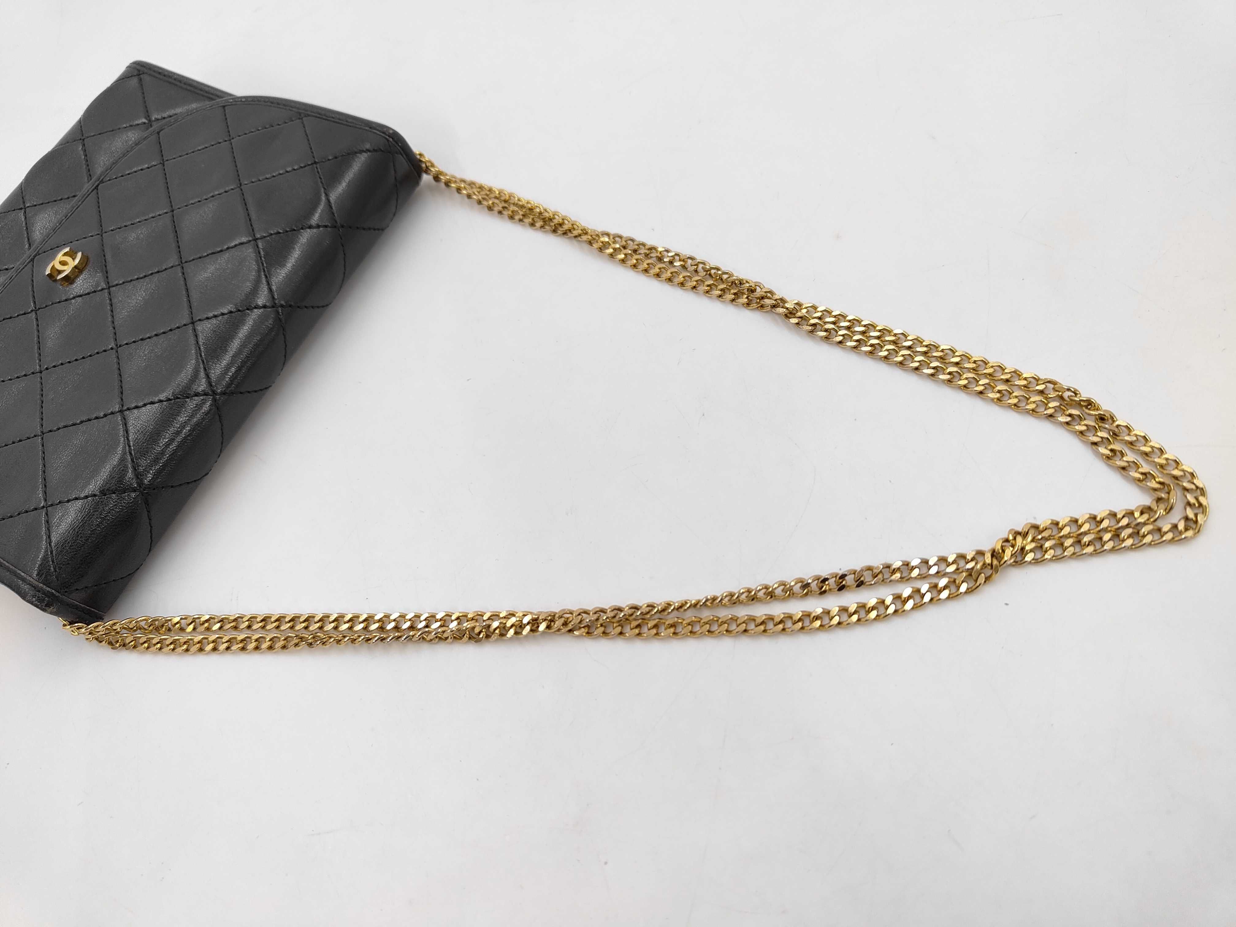 Lambskin Mini Matelassé Chain Shoulder Bag — view 3