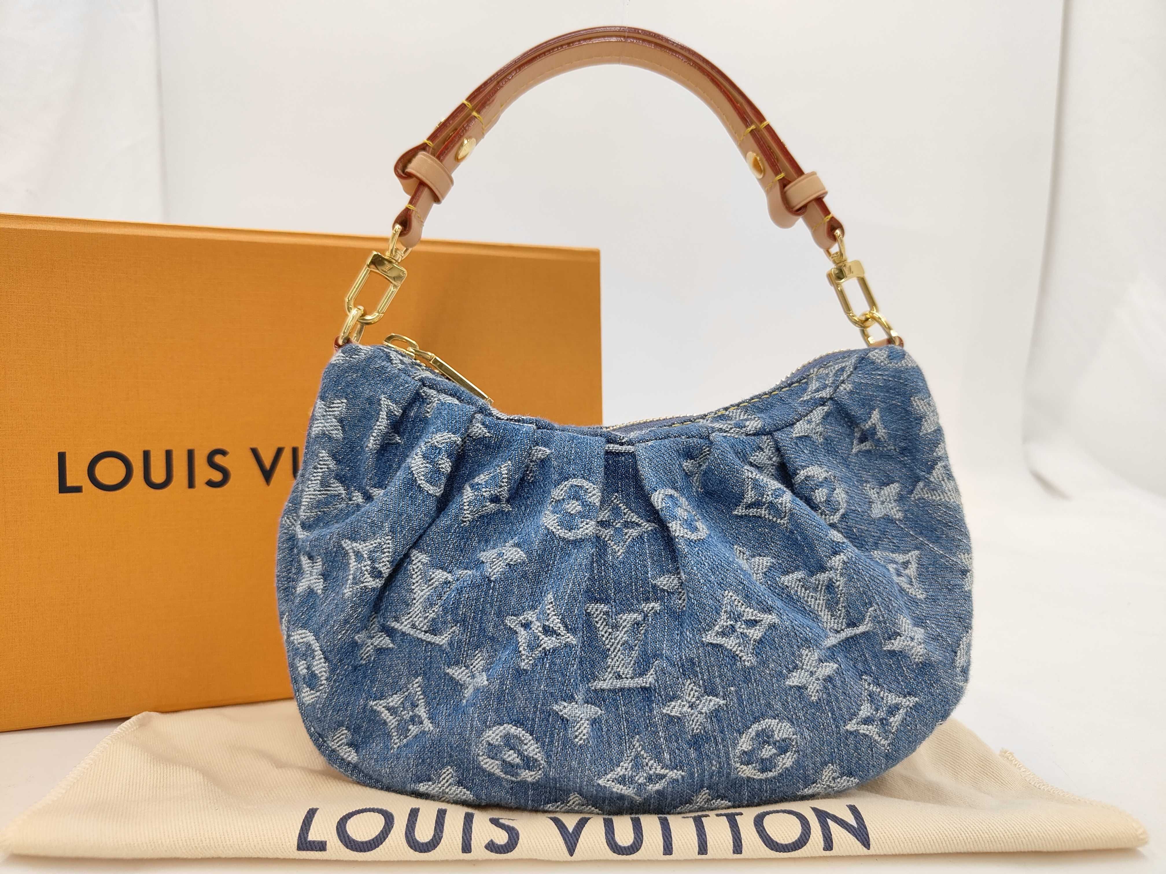 Monogram Denim Pochette Ballet M13571 Handbag