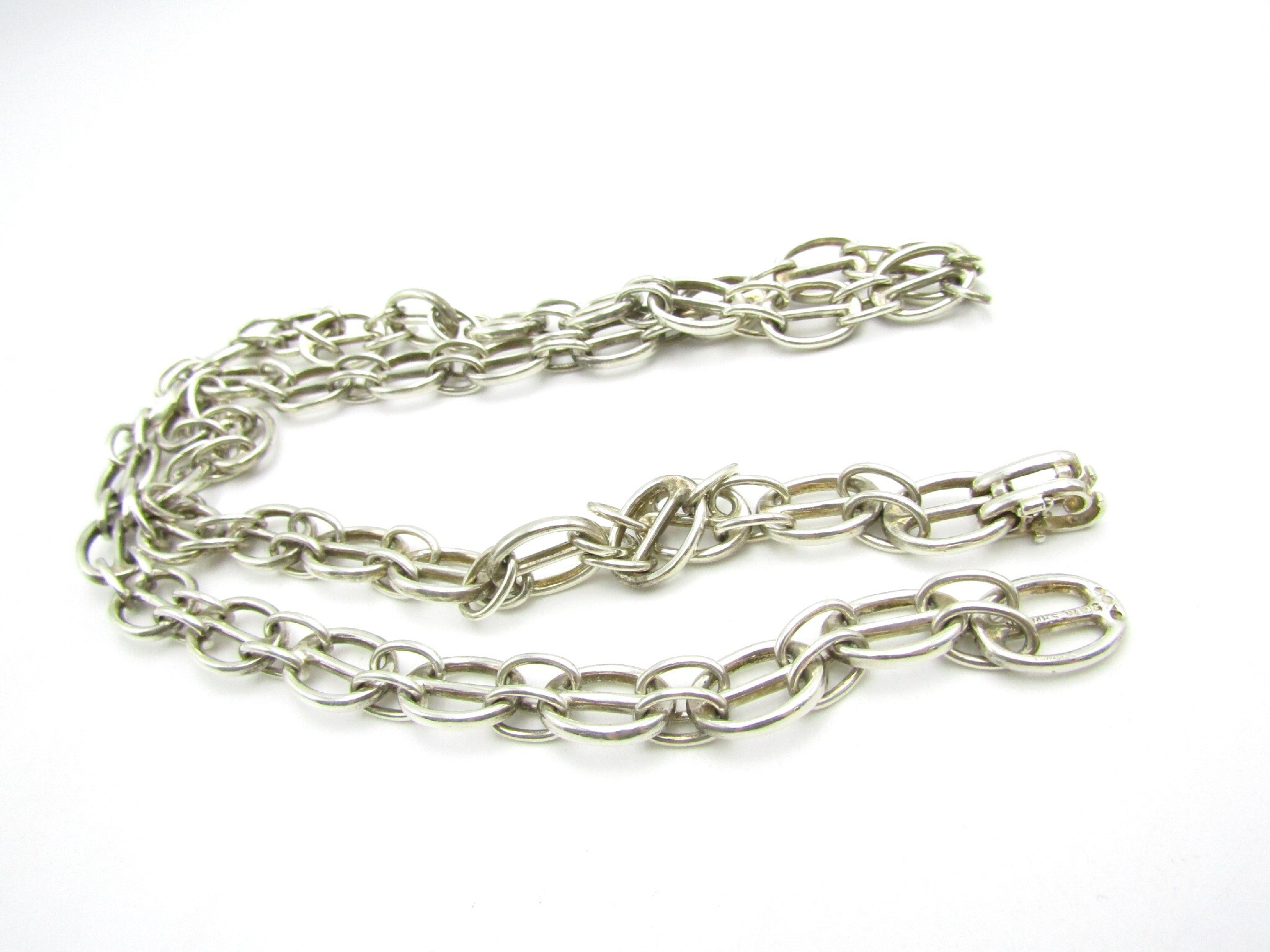 (Hermes) SIL 134.9g Vintage Long Necklace — view 3