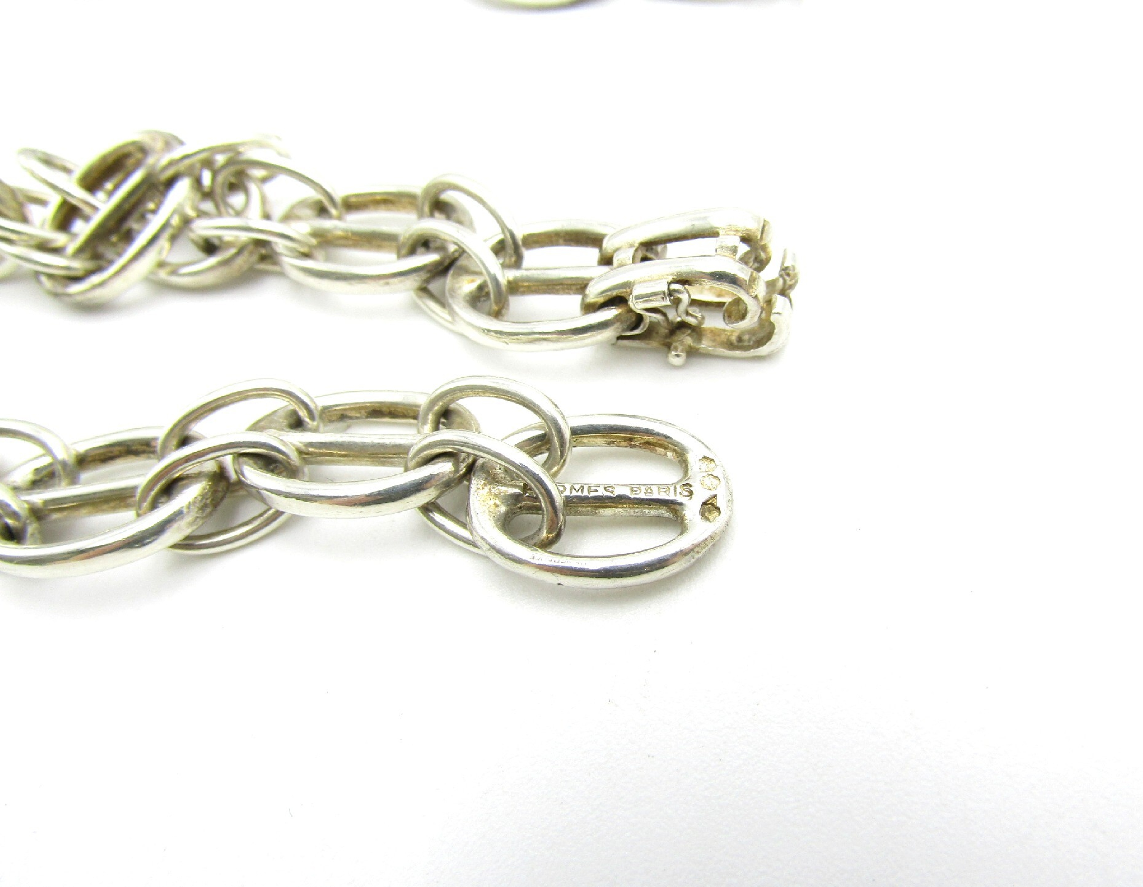 (Hermes) SIL 134.9g Vintage Long Necklace — view 4
