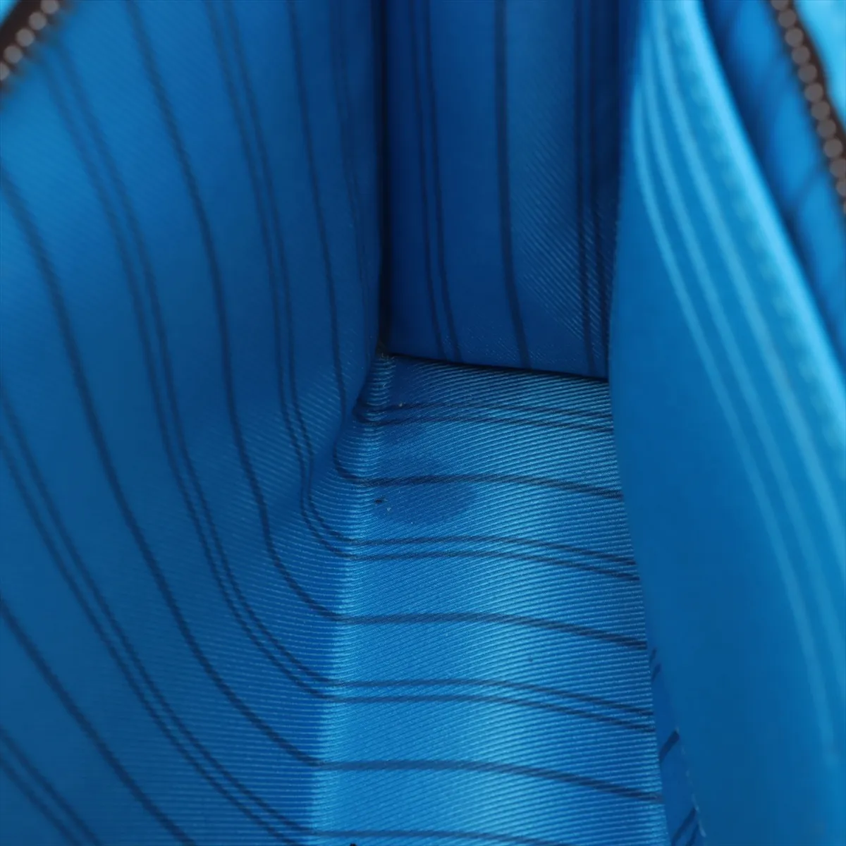 Monogram Macassar Pochette Voyage M12815 Brown x Blue (RFID detected) — view 12
