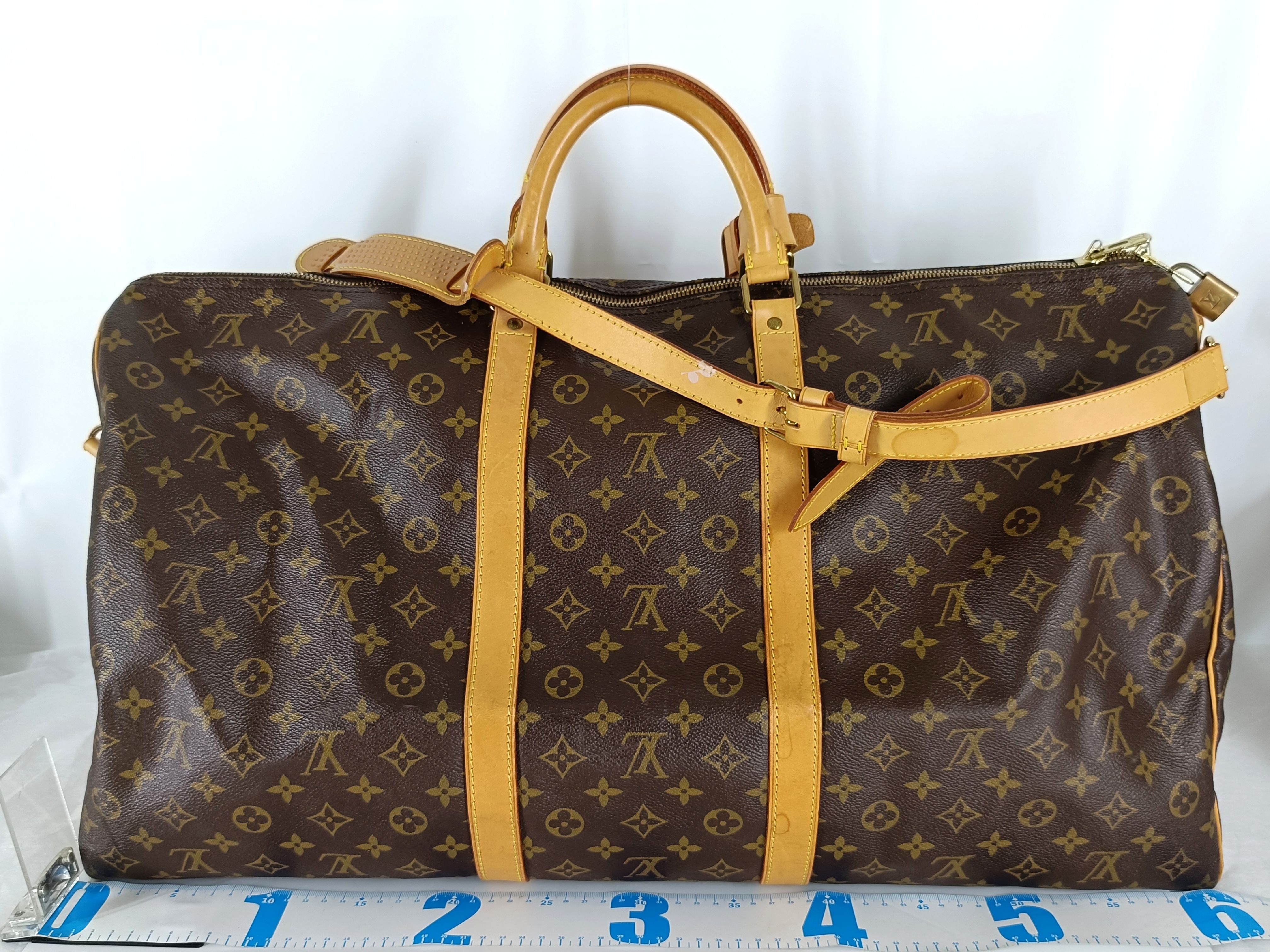 Monogram Vuitton Keepall Bandoulière 60 M41412 Boston Bag — view 2