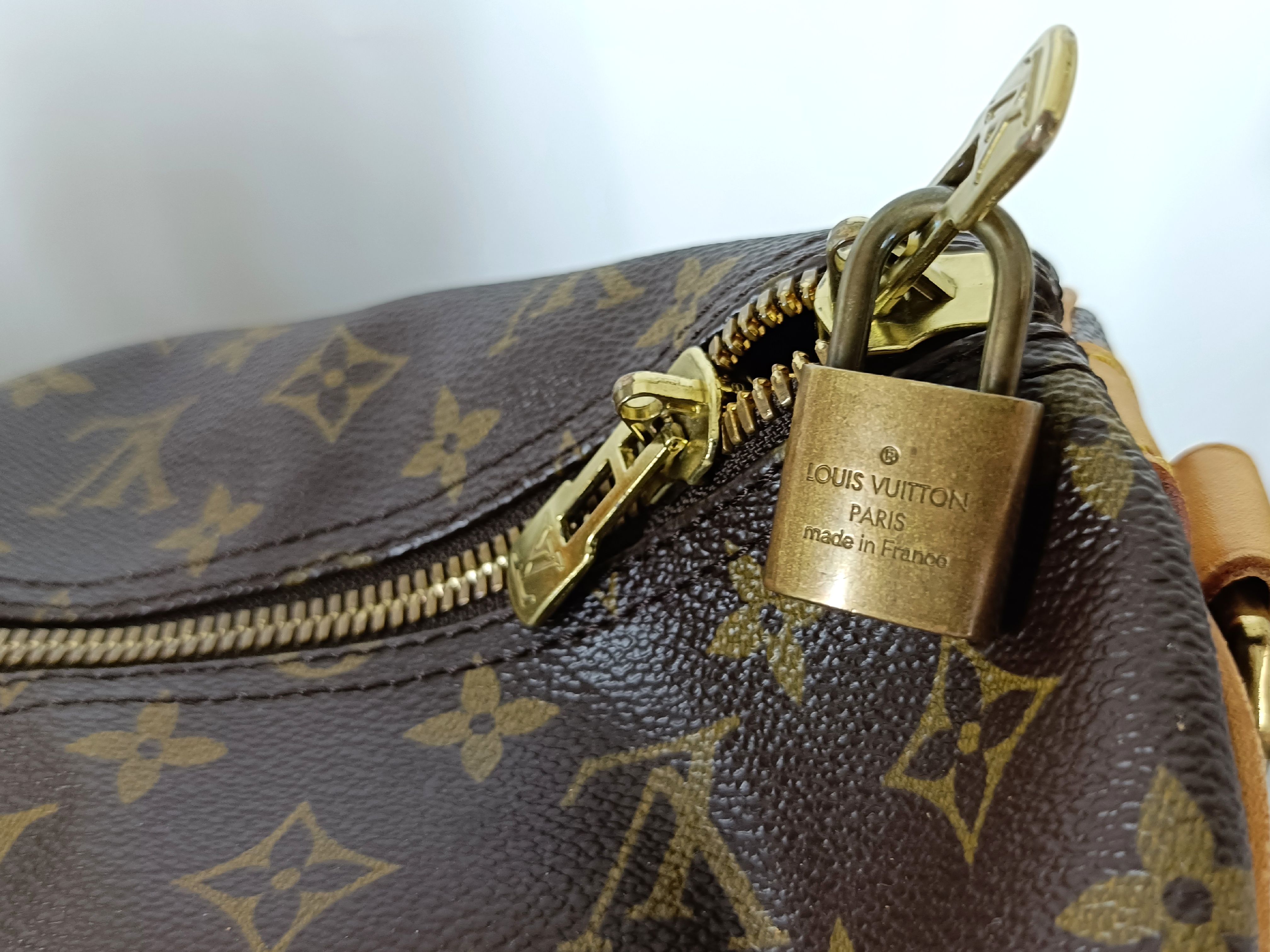 Monogram Vuitton Keepall Bandoulière 60 M41412 Boston Bag — view 7