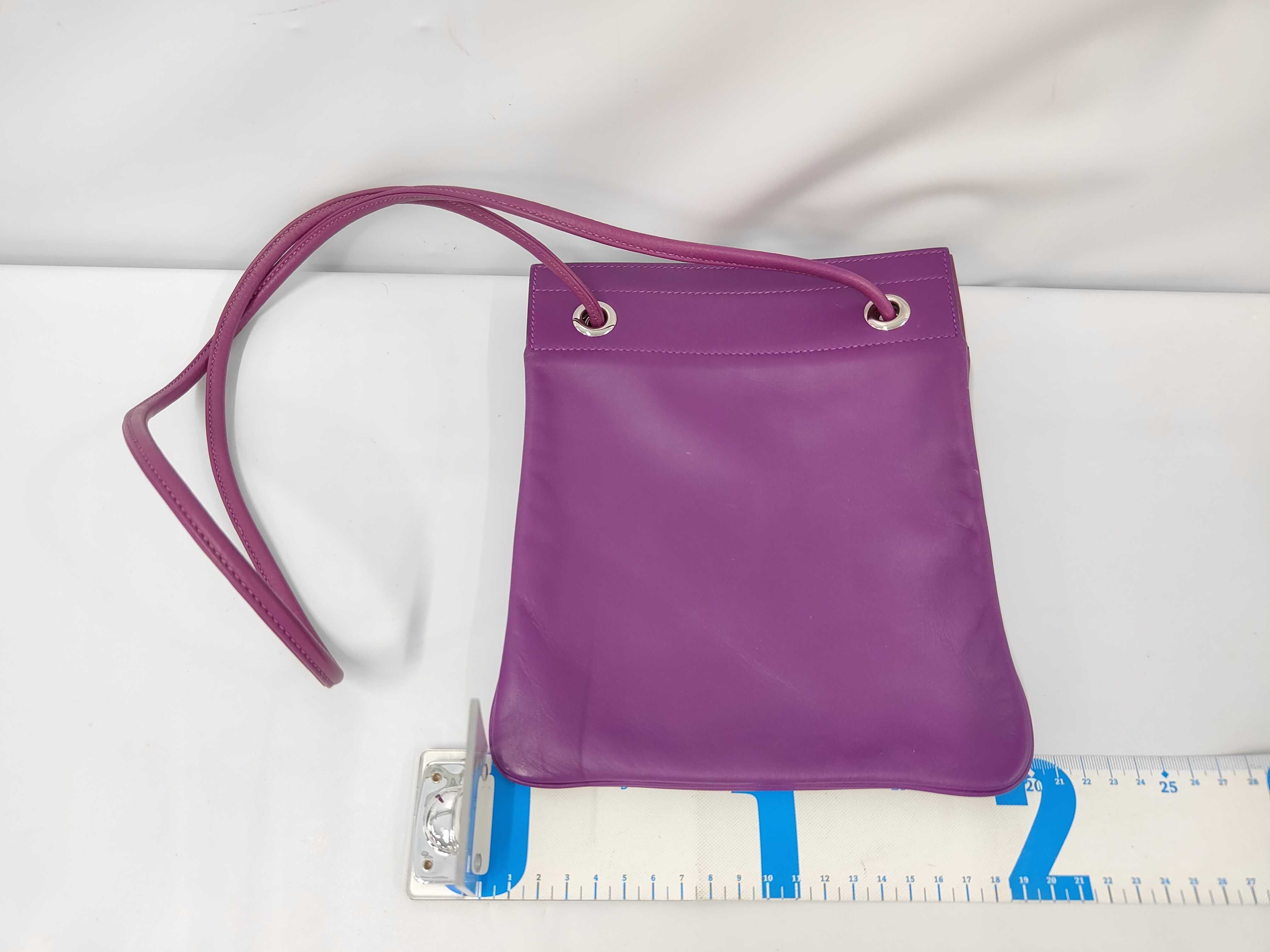 Aline Mini Veau Swift Y-stamp Shoulder Bag — view 2