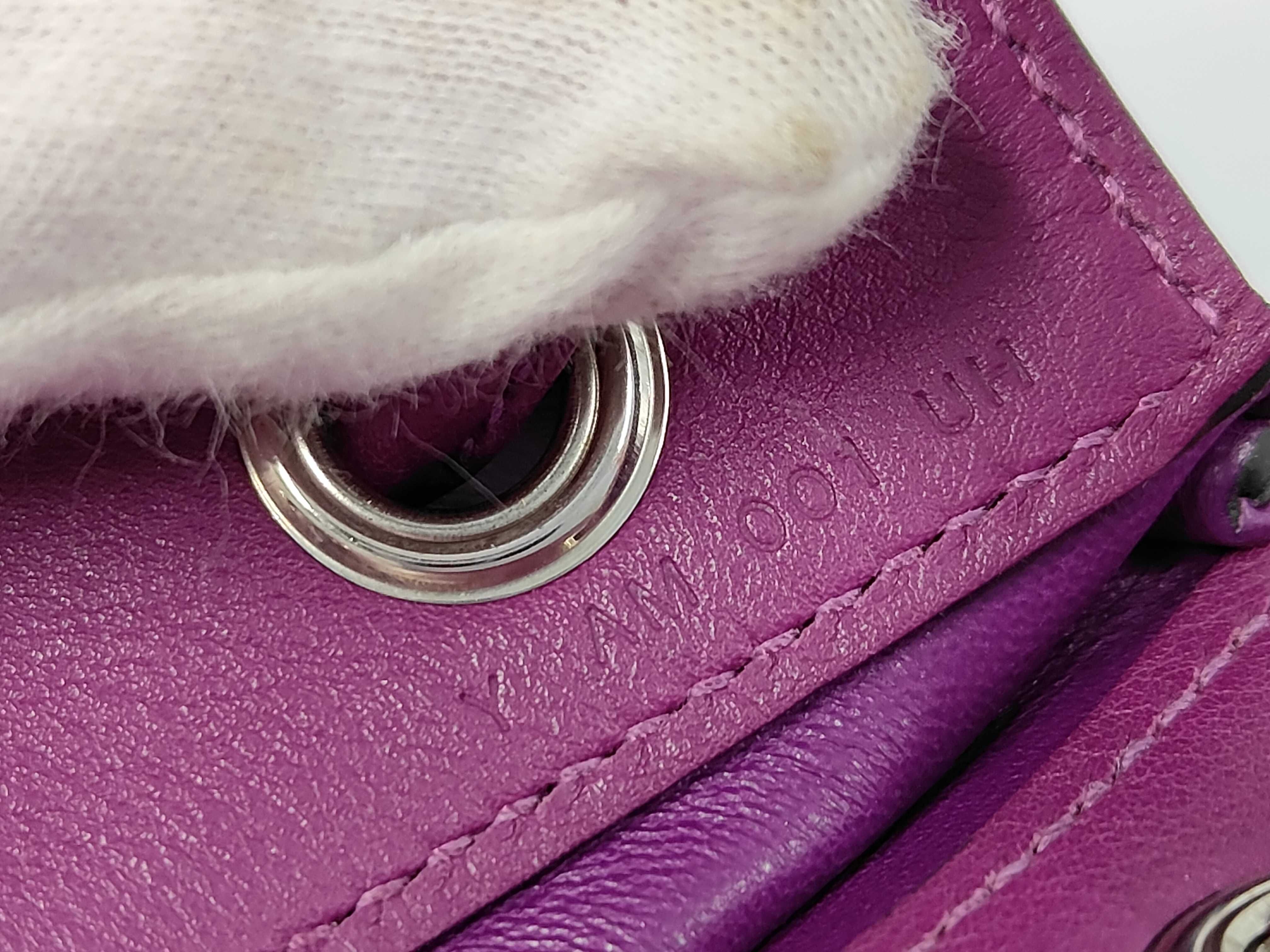 Aline Mini Veau Swift Y-stamp Shoulder Bag — view 10