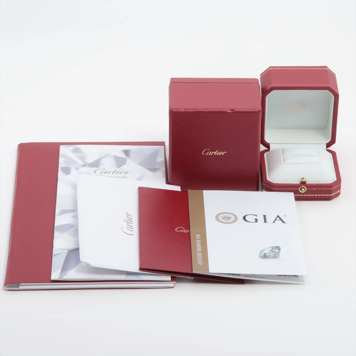 Ballerina Diamond Ring, Pt950, 4.8g, D0.33 G, VVS2, 3EX, FB 50, Initials ILS734 — view 10