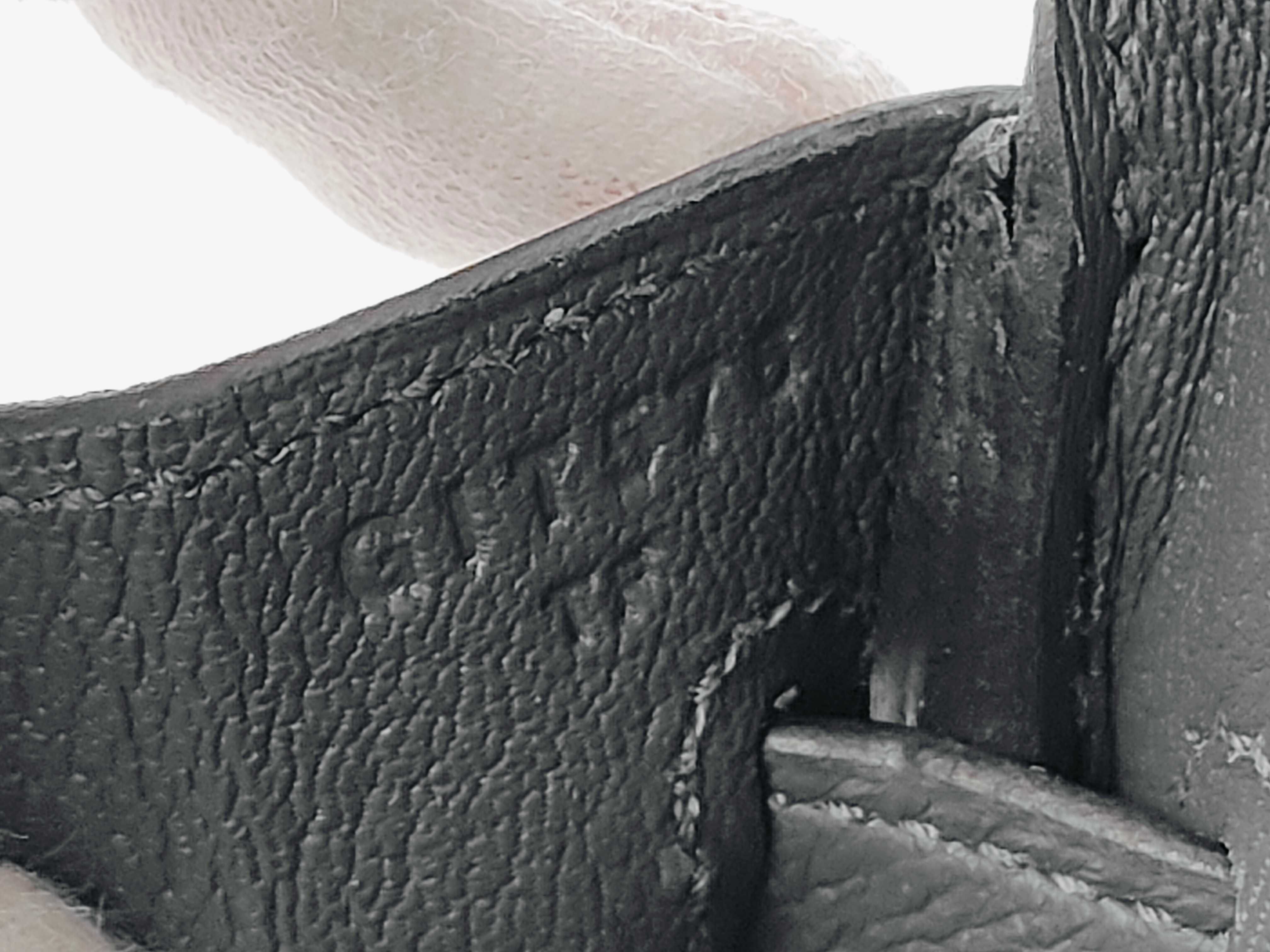 Birkin 25 Gris Misty Togo Gold Hardware G Stamp Handbag — view 11