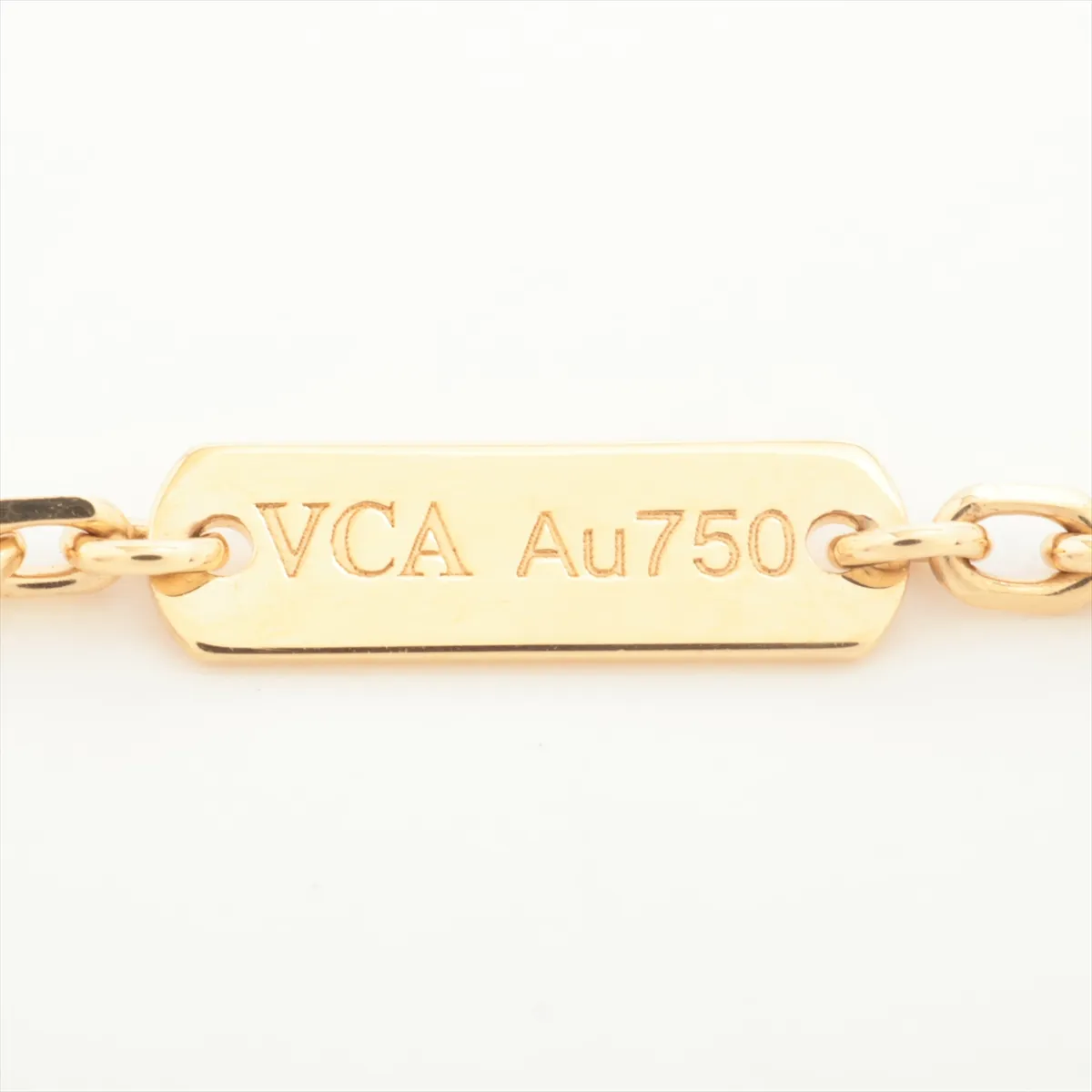 Magic Alhambra Long Onyx Necklace 750 (Yellow Gold) 16.6g JC075385 — view 4