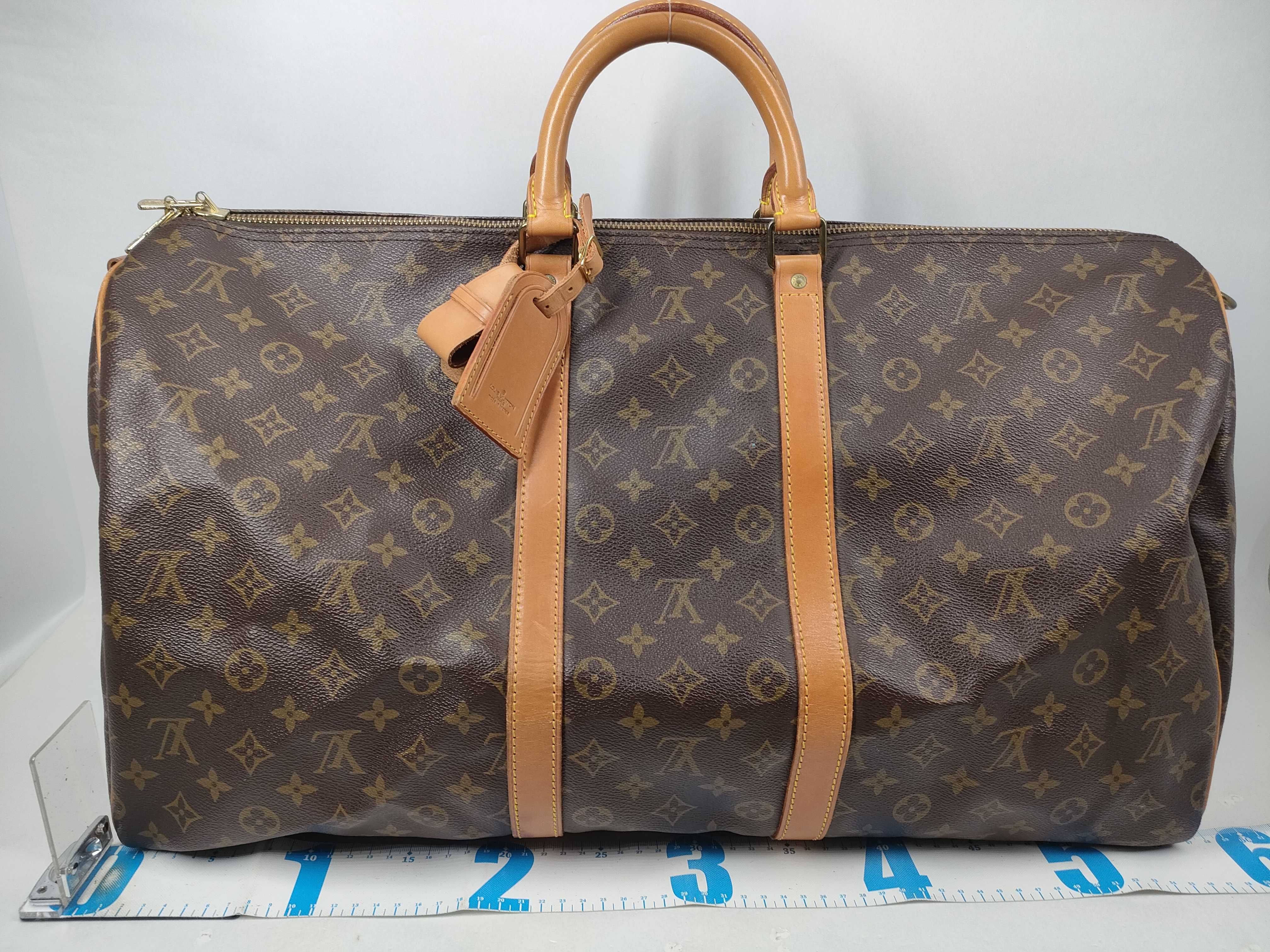 Monogram M41414 Keepall Bandoulière 55 Boston Bag — view 2