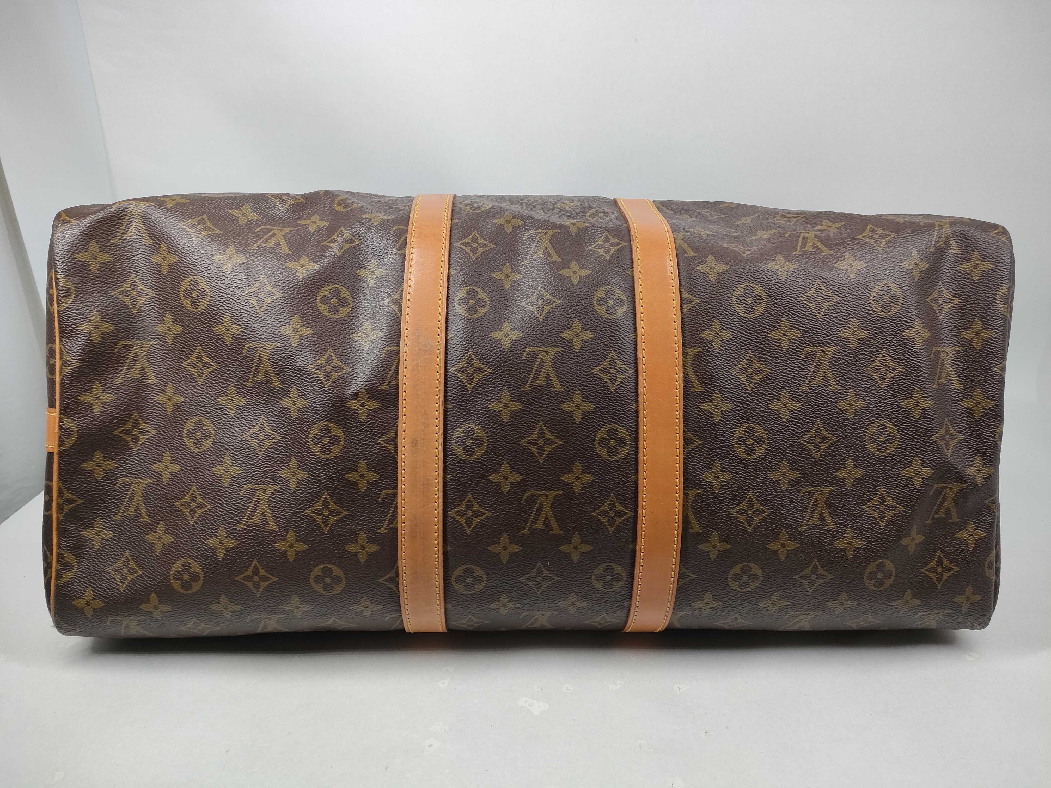Monogram M41414 Keepall Bandoulière 55 Boston Bag — view 12