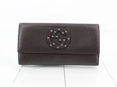 long wallet, brown