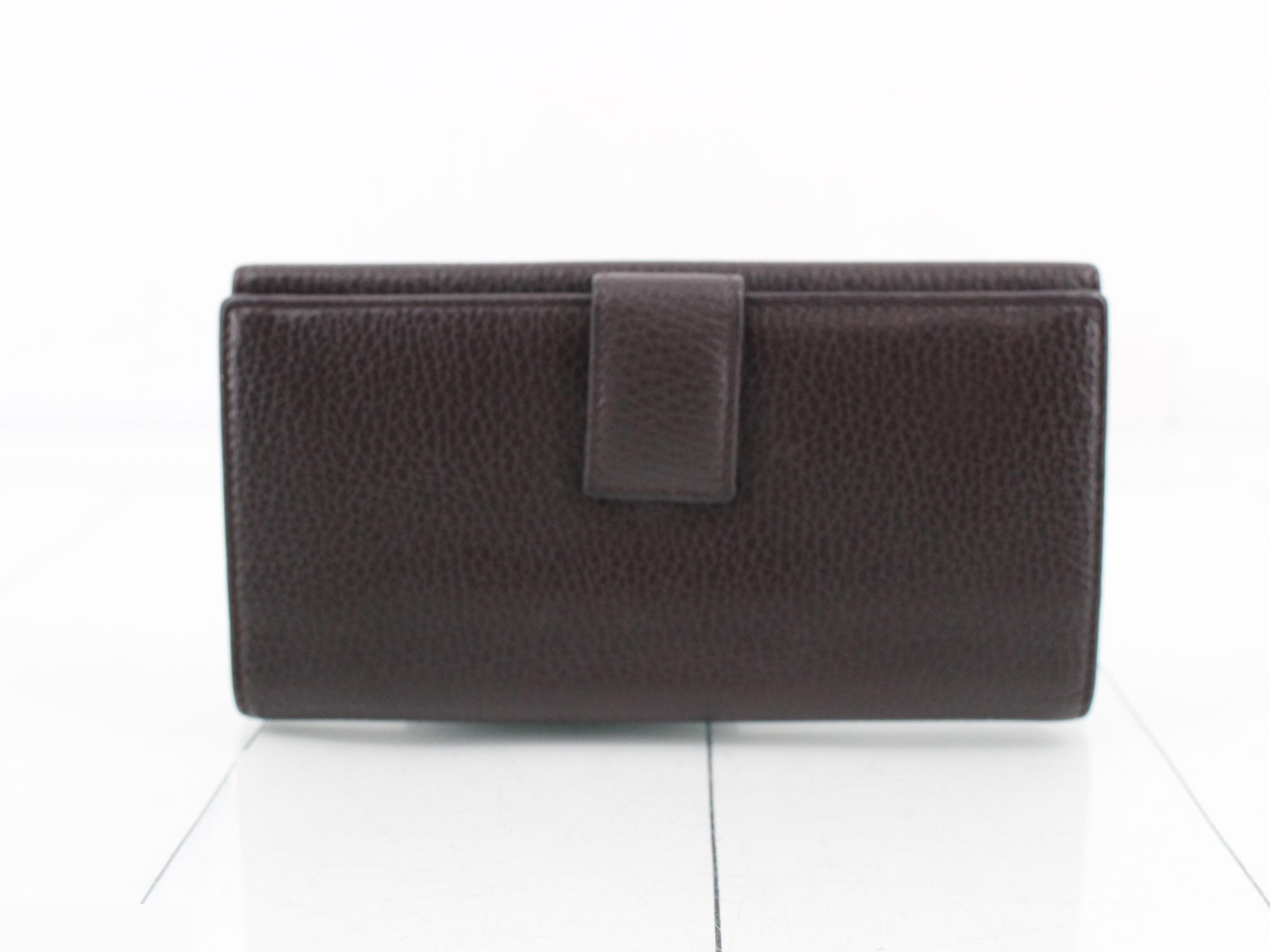 long wallet, brown — view 2