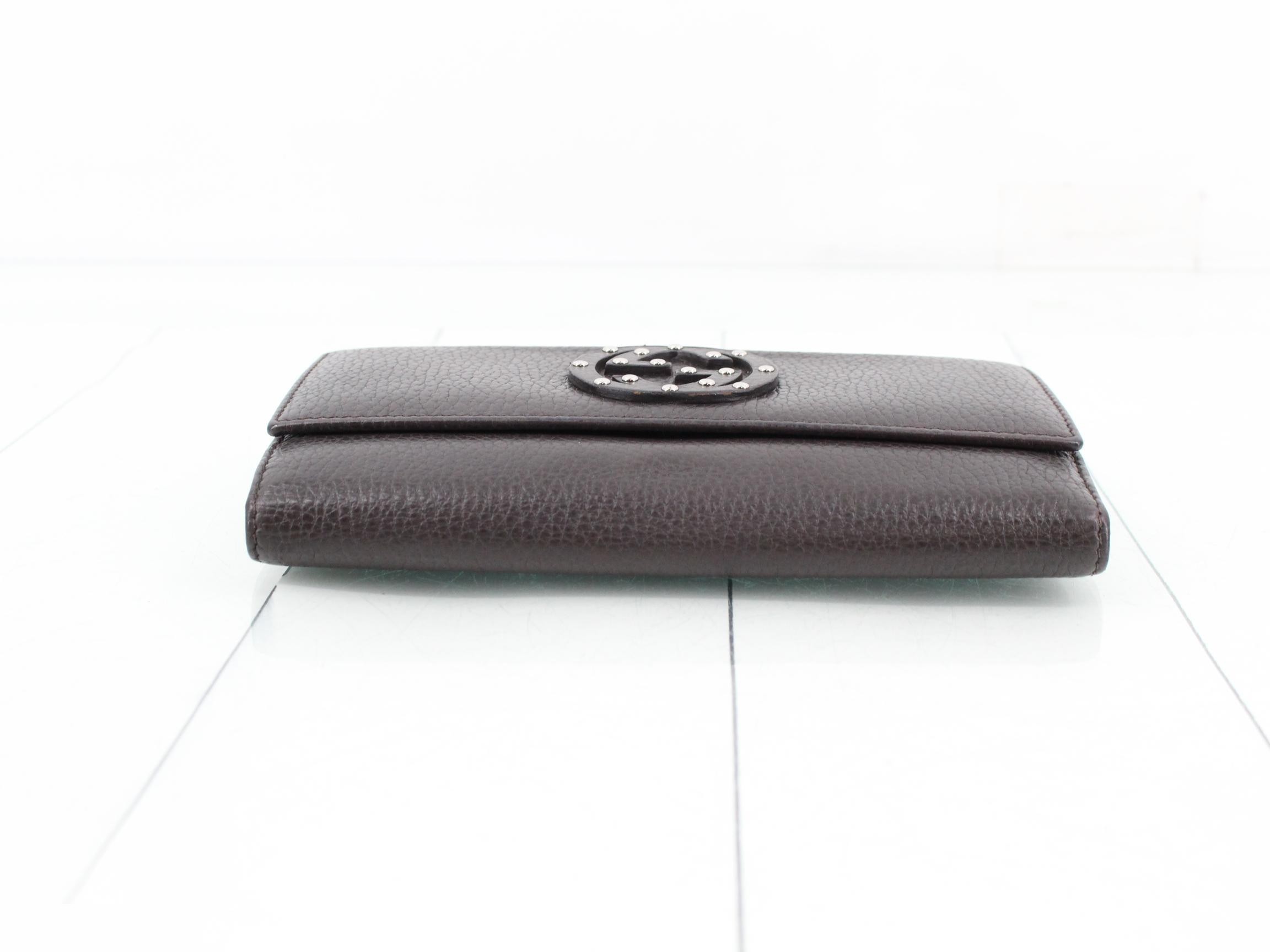 long wallet, brown — view 3