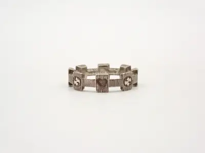 GG Marmont Double G Ring, Ag925/3g, Stamped 11, Actual Size #10