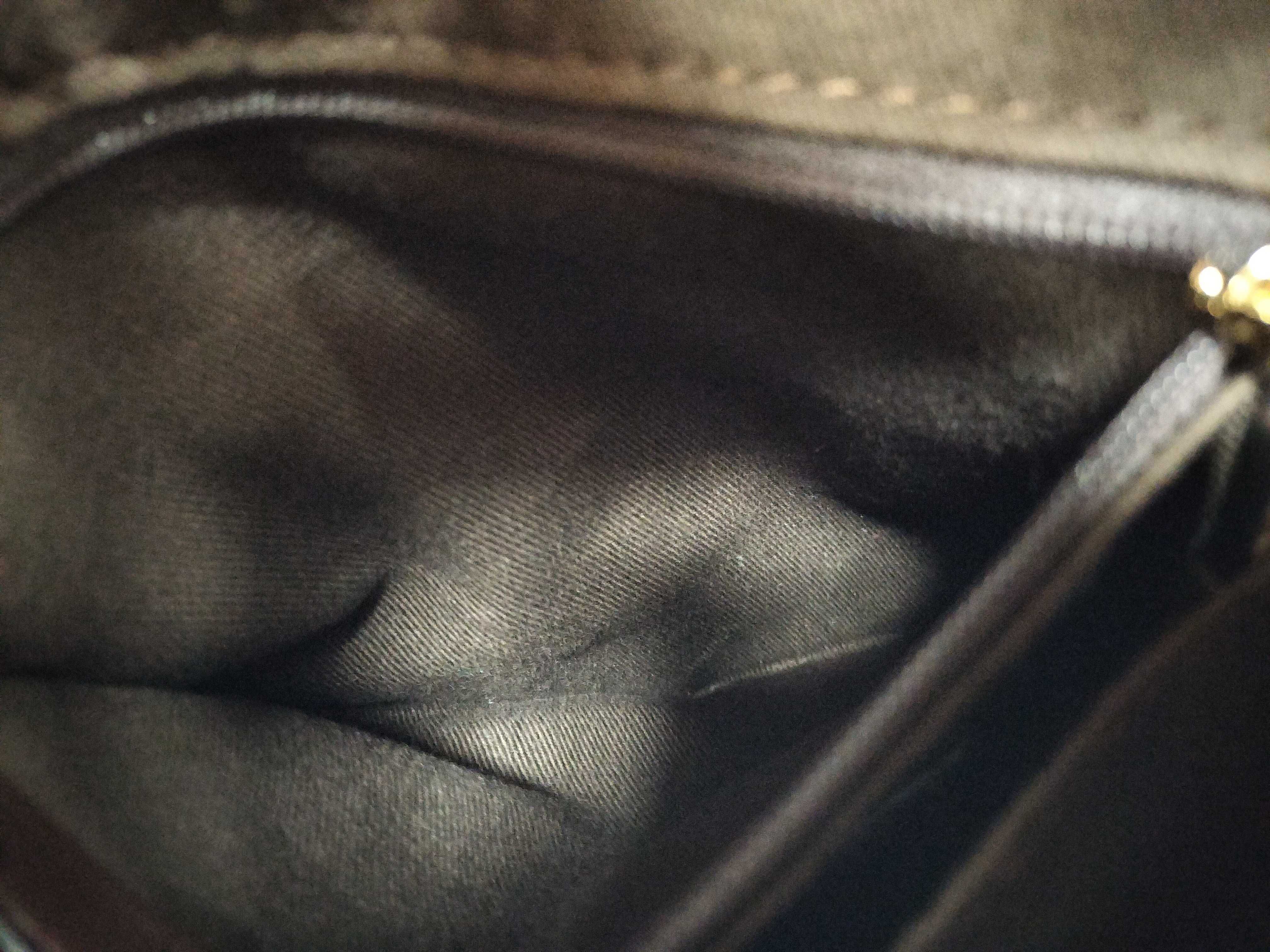 One-Shoulder Bag, New Road Line, Canvas x Leather, Brown Handbag — view 11