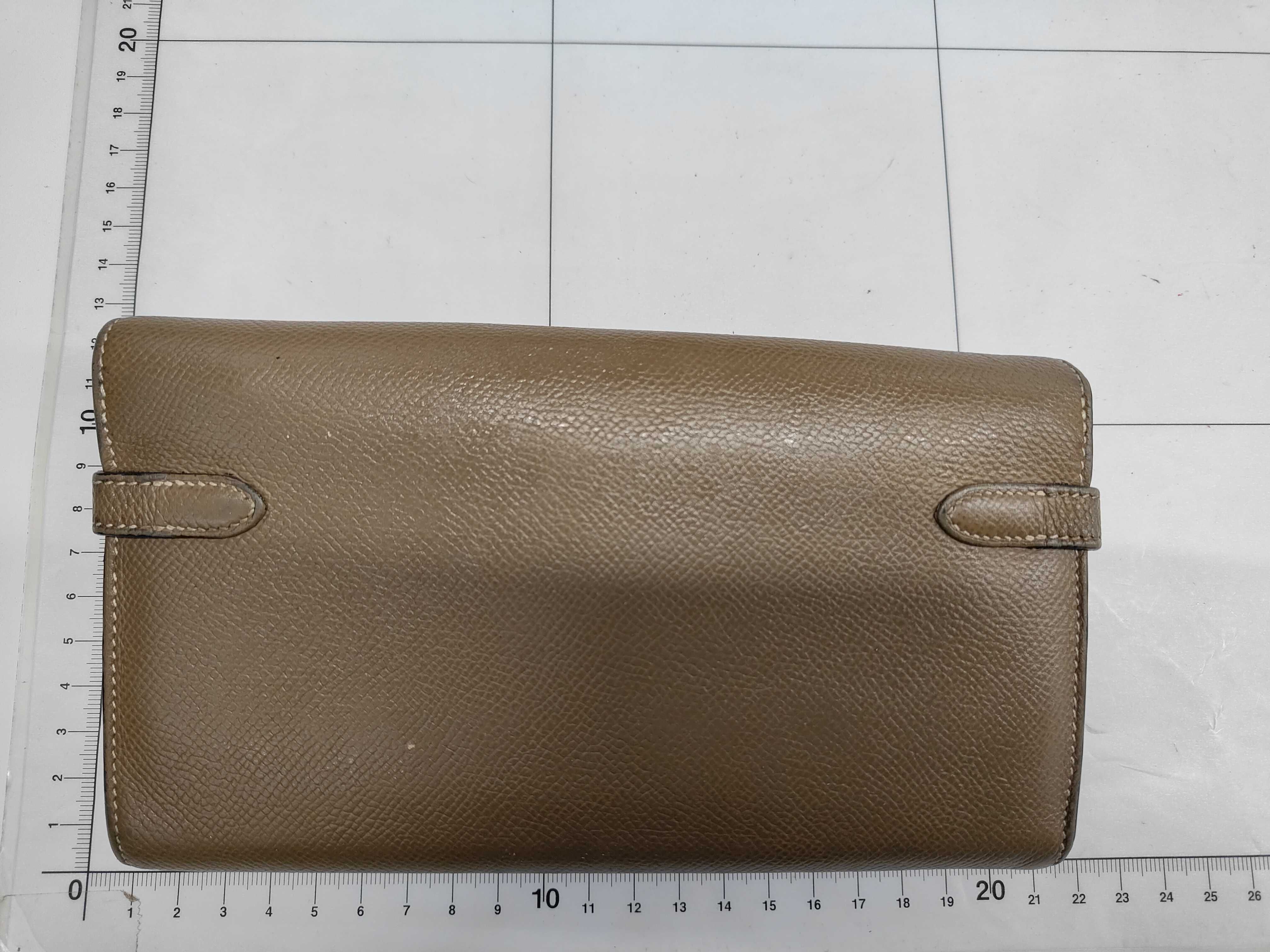 Kelly Wallet, Veau Epsom Leather, Etoupe — view 2