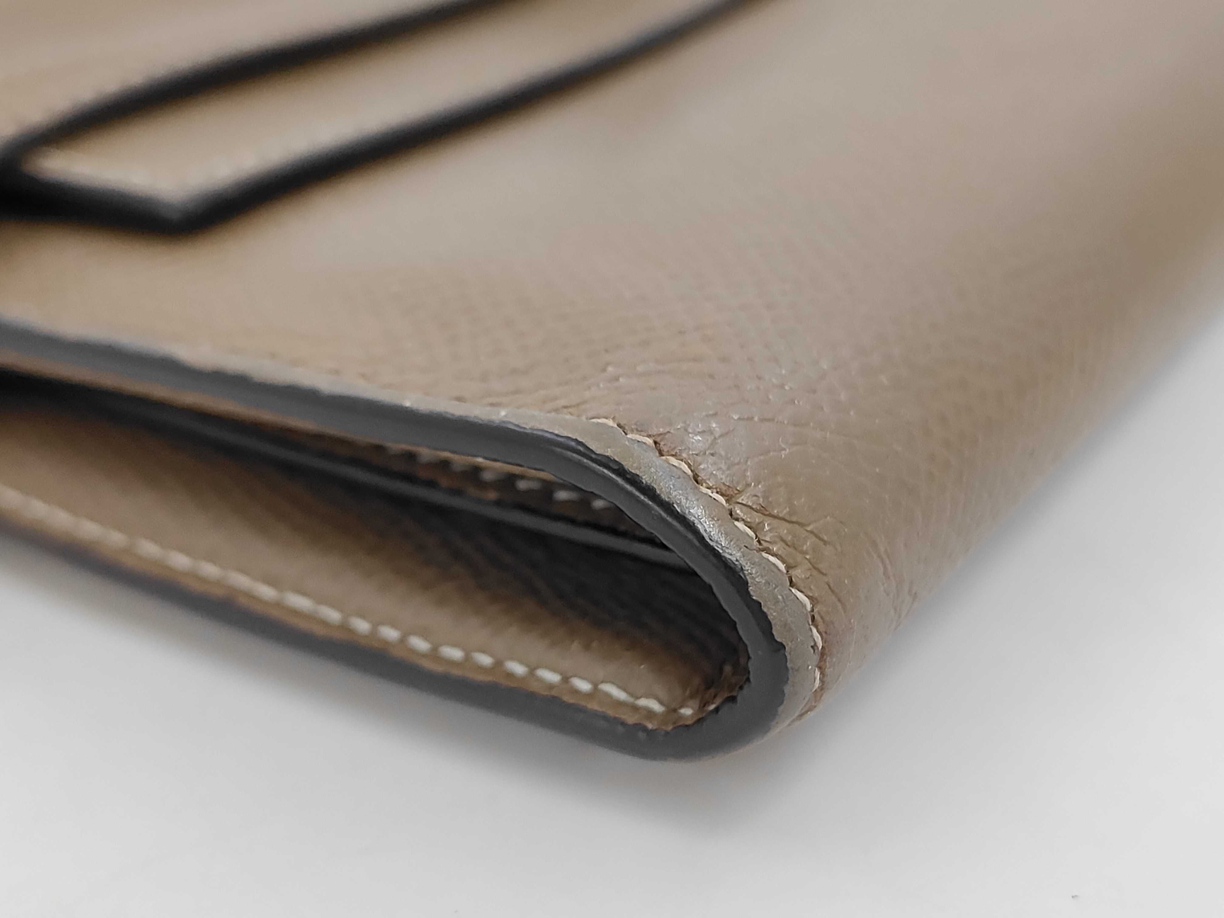 Kelly Wallet, Veau Epsom Leather, Etoupe — view 7