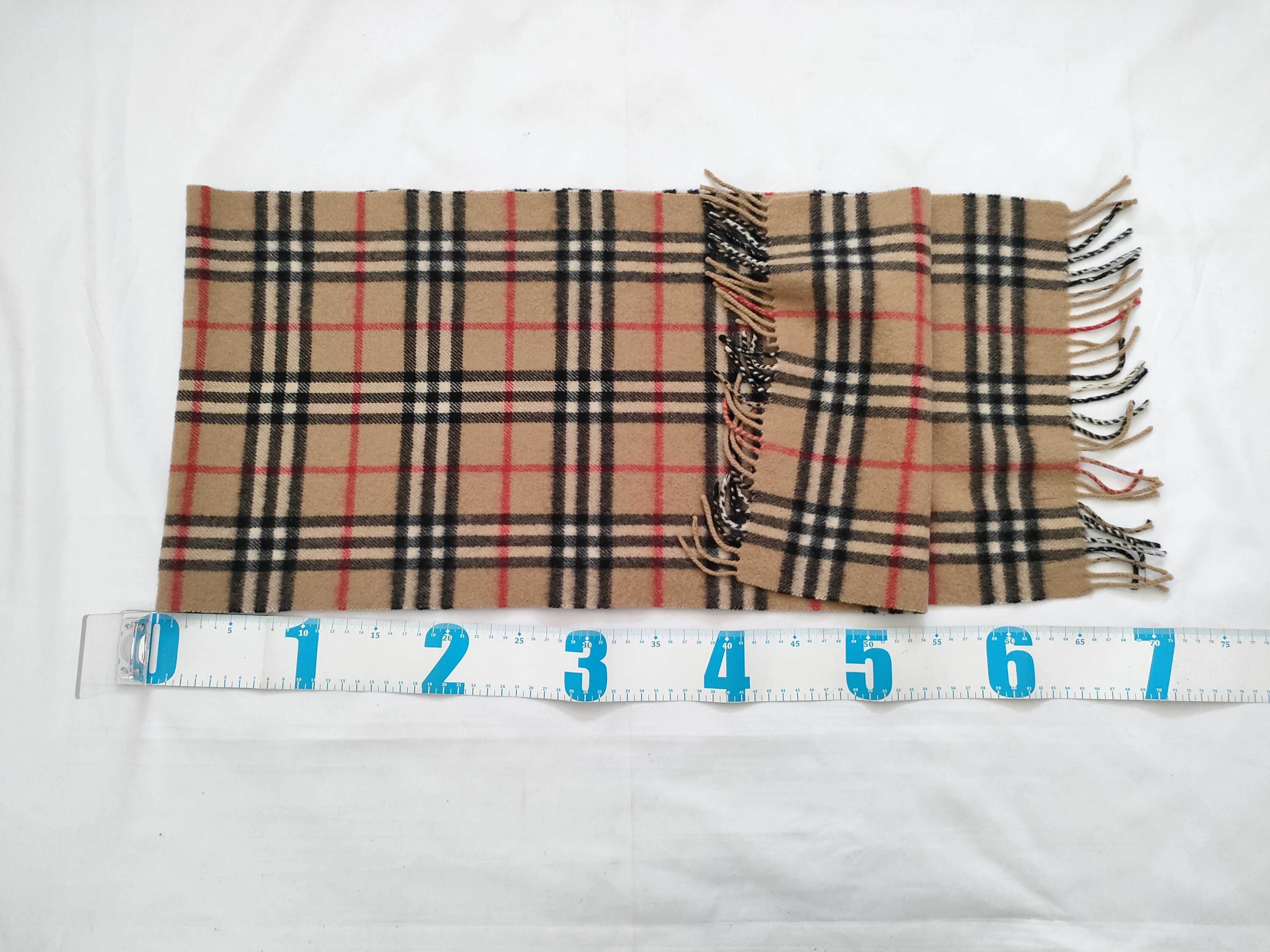100% Cashmere Scarf, Nova Check Pattern, and other accessories. — view 2