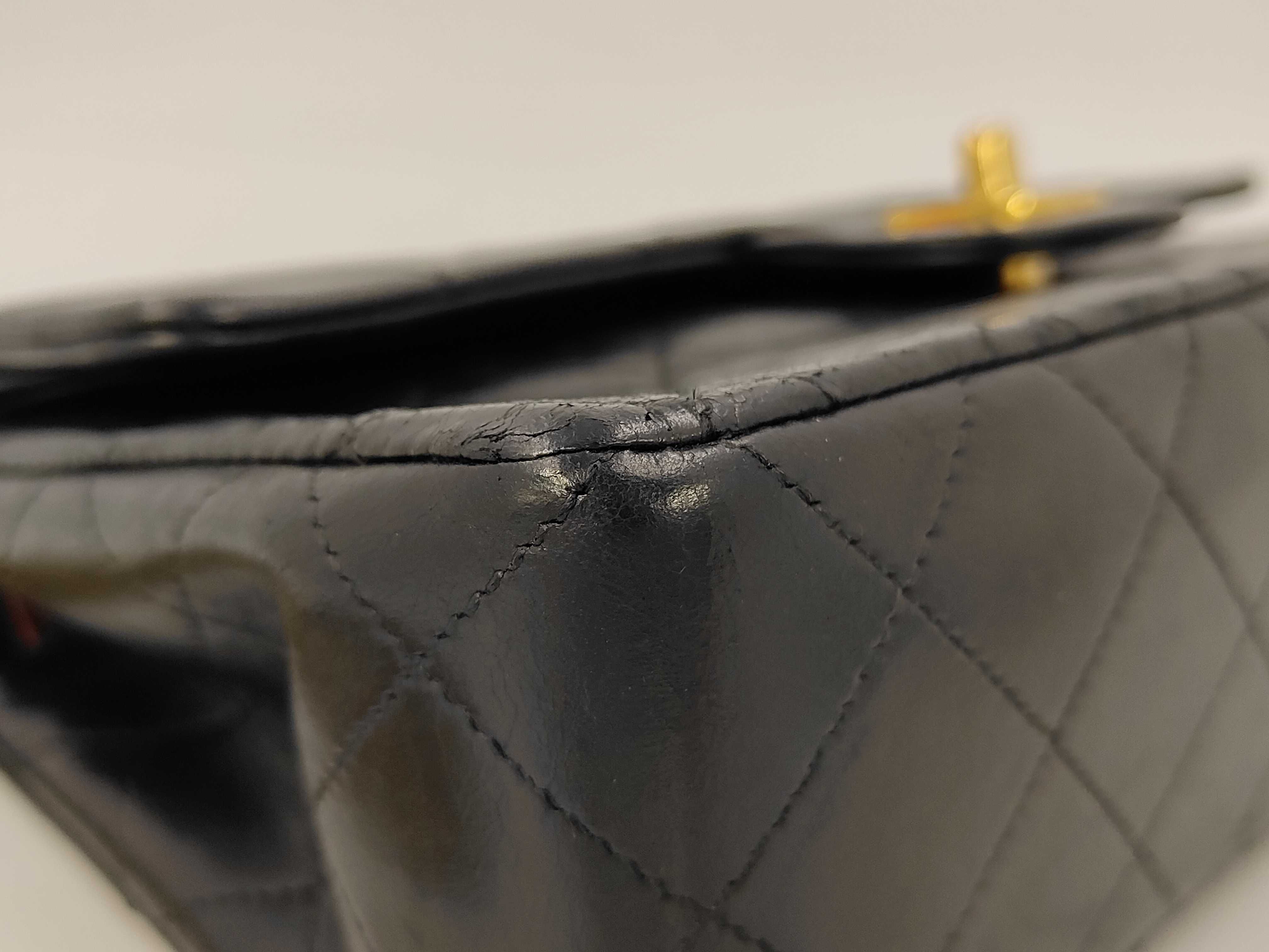 Matelassé 23 Lambskin Shoulder Bag with Gold Hardware, Black, WW 1576879 — view 5