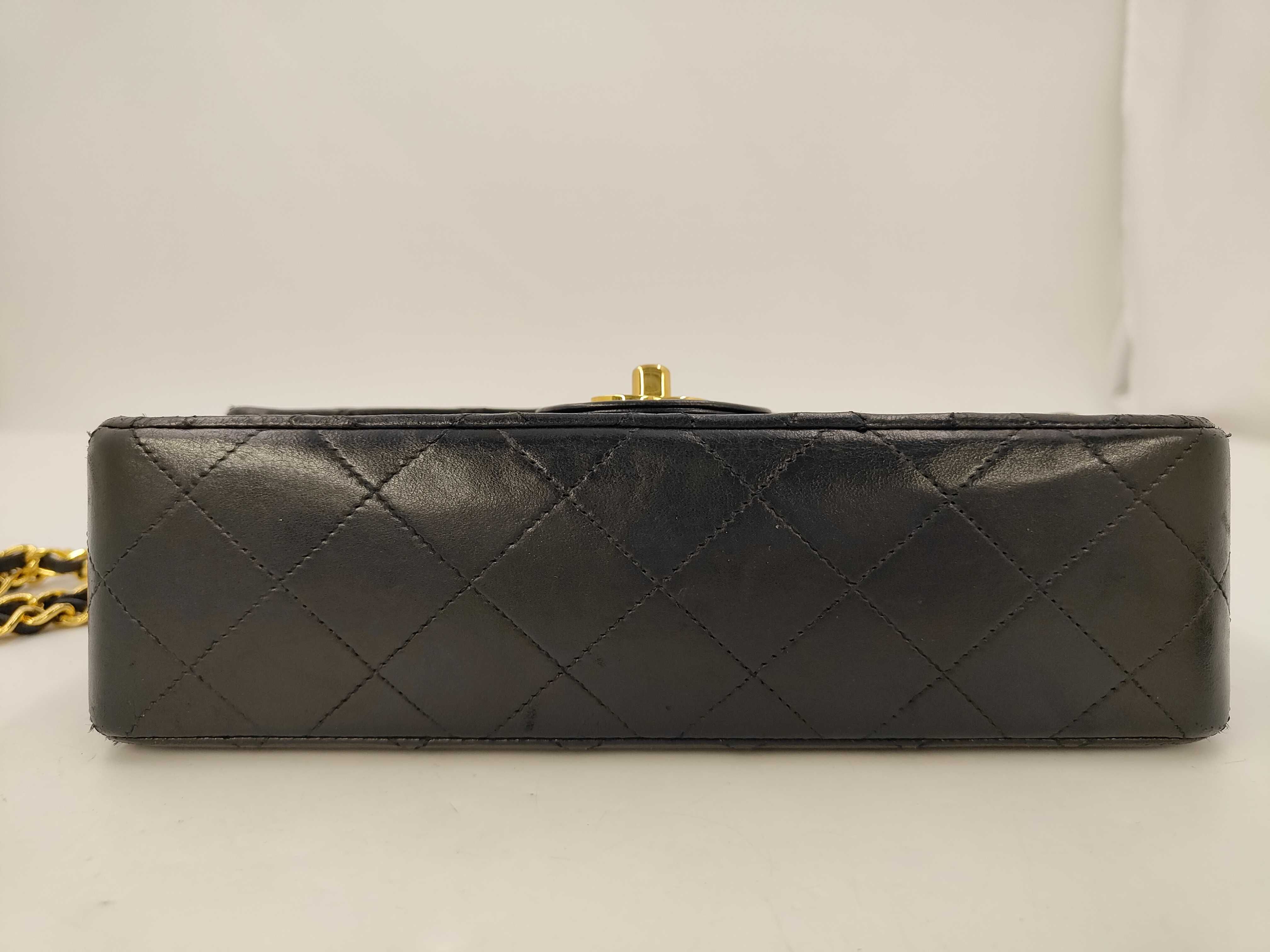 Matelassé 23 Lambskin Shoulder Bag with Gold Hardware, Black, WW 1576879 — view 6