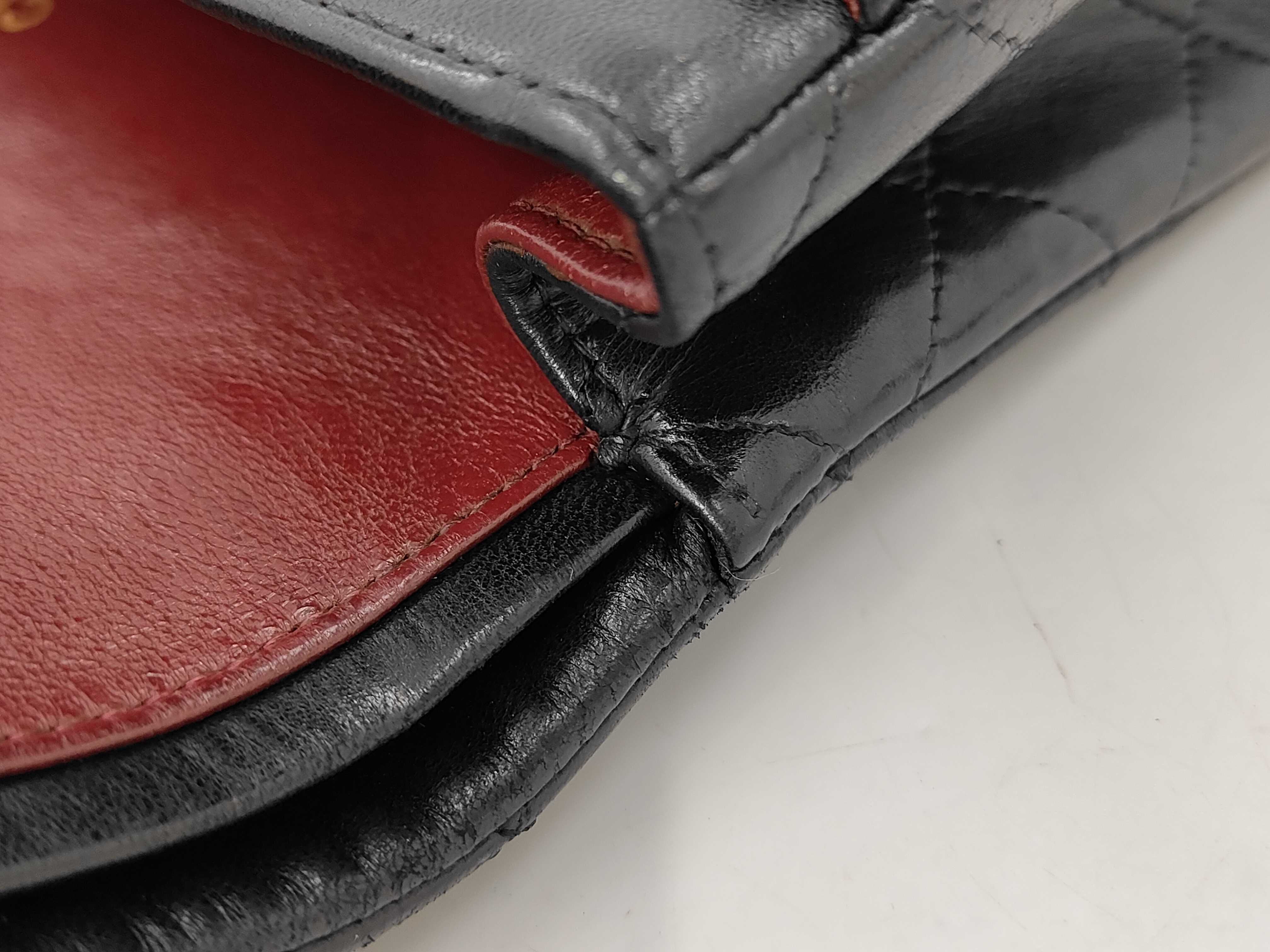 Matelassé 23 Lambskin Shoulder Bag with Gold Hardware, Black, WW 1576879 — view 8
