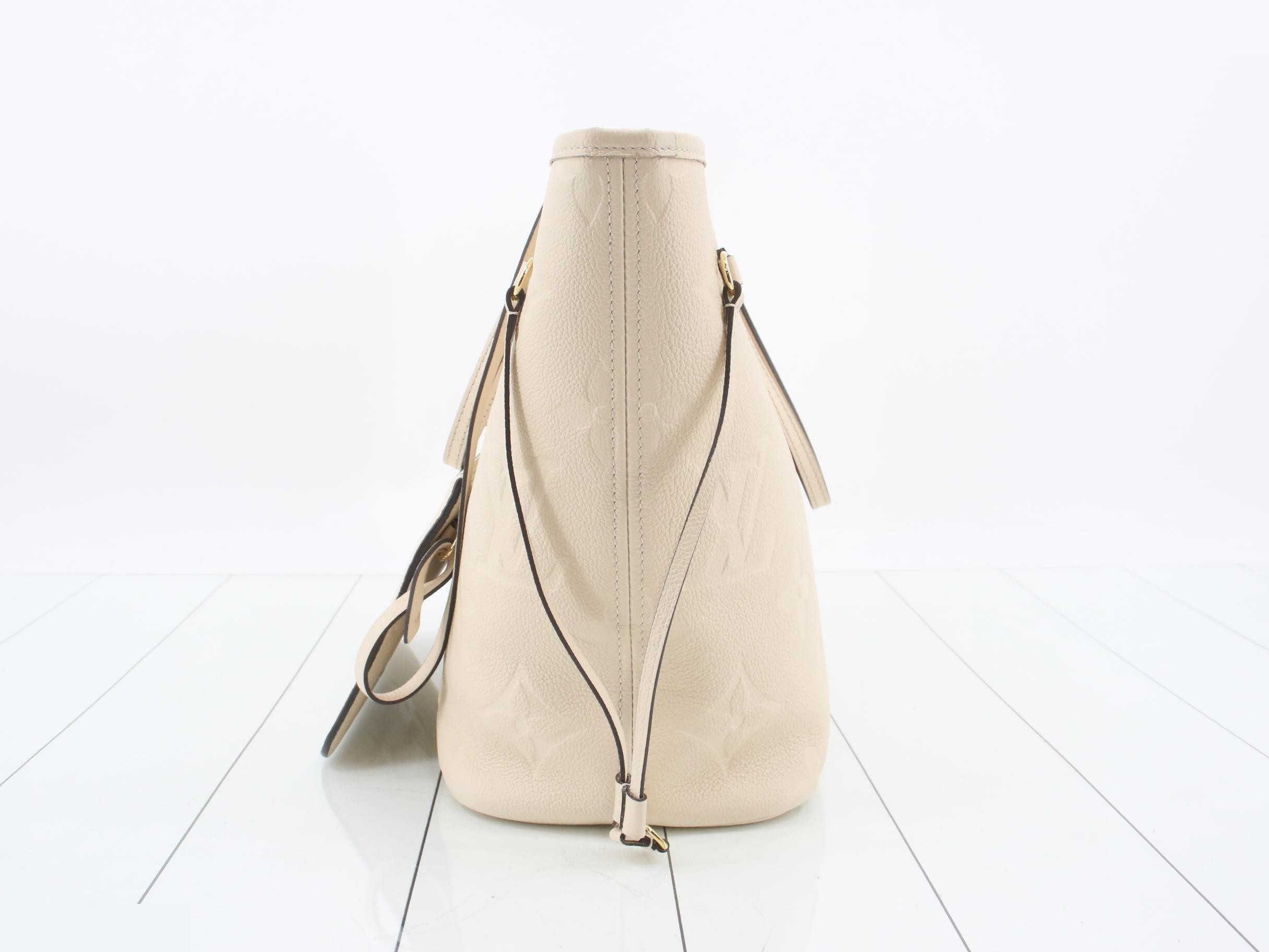 Monogram Empreinte Crème Neverfull MM — view 4