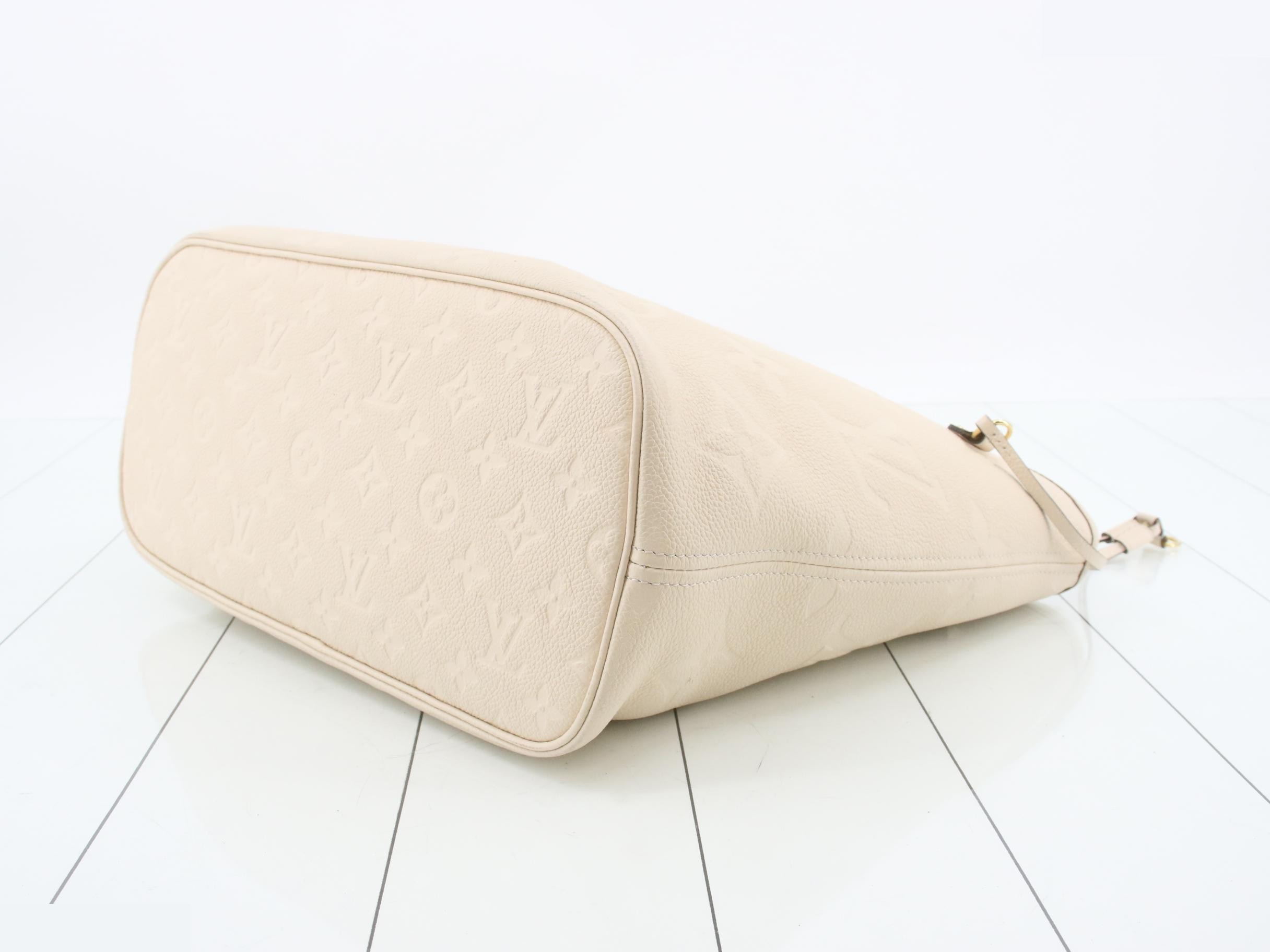 Monogram Empreinte Crème Neverfull MM — view 6