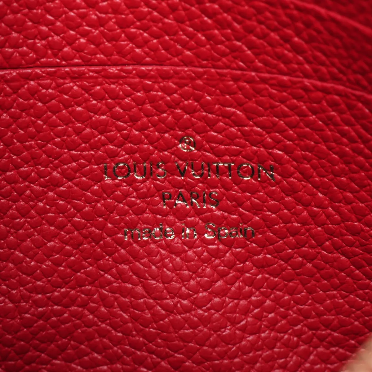 Monogram Empreinte Pochette Double Zip M63916 GI3198 Navy x Red (RFID detected) — view 9