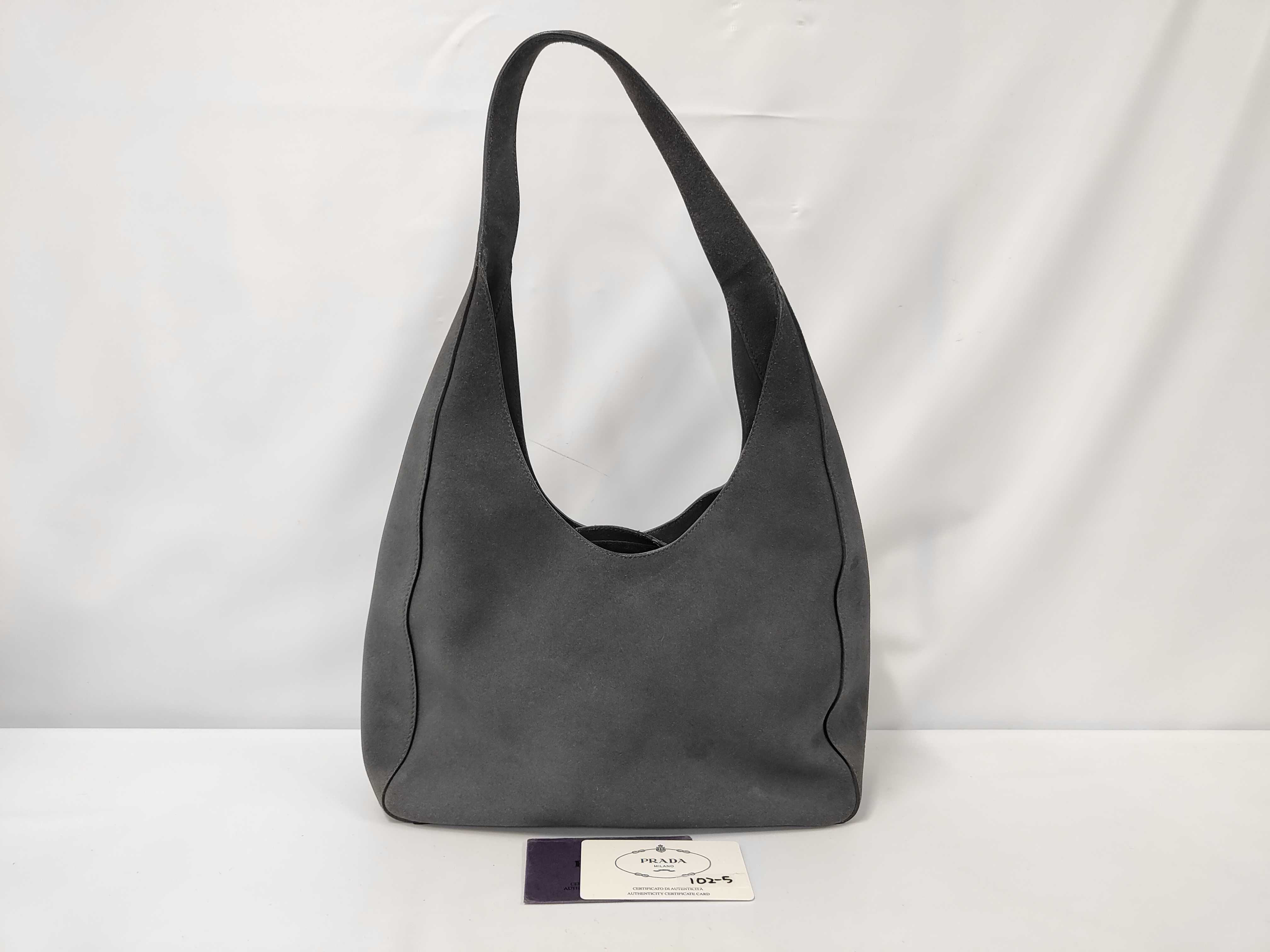 Suede One-Shoulder Bag (Shoulder Bag)