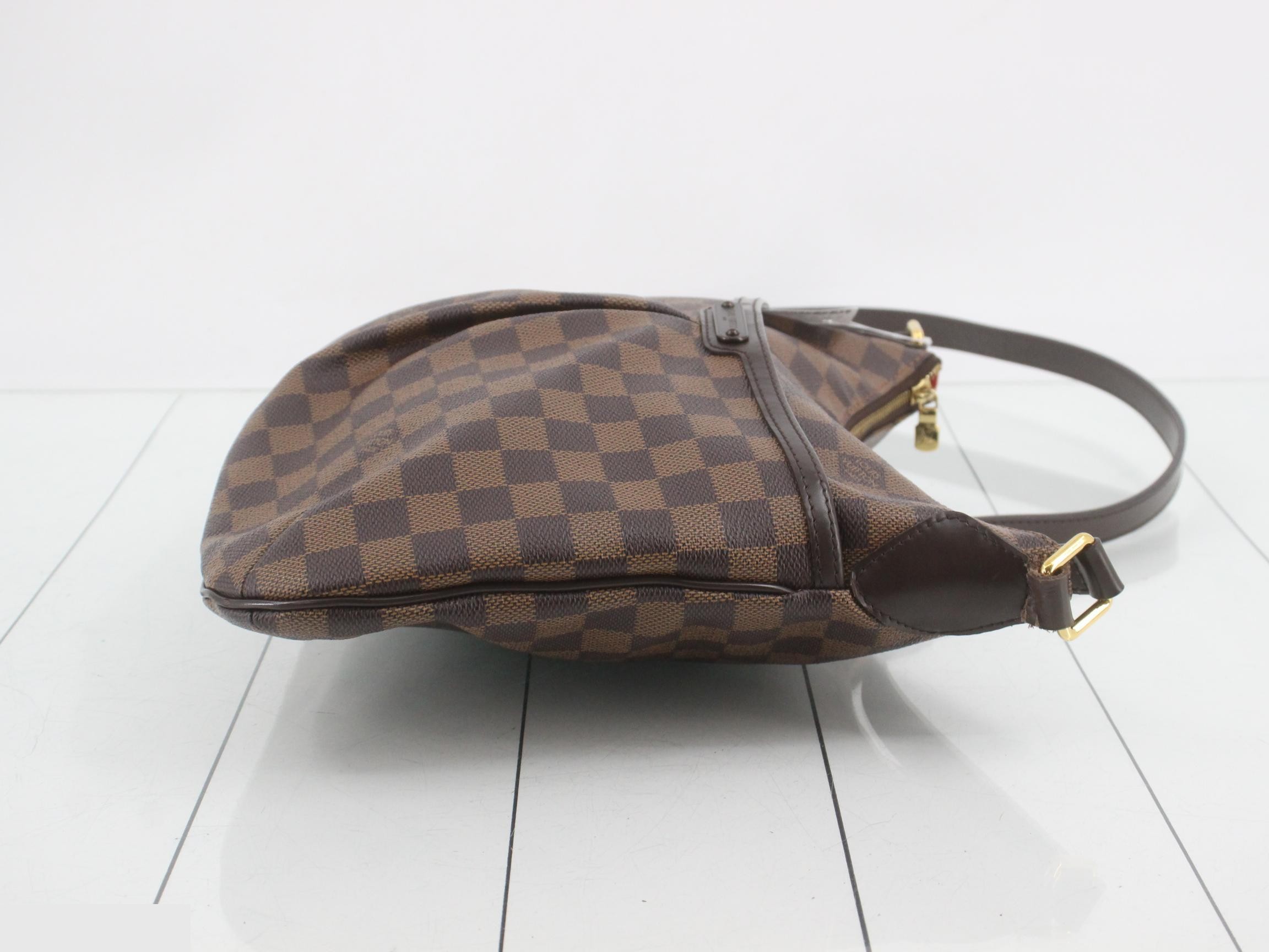 Bloomsbury PM Damier Ebene Brown Shoulder Bag — view 3
