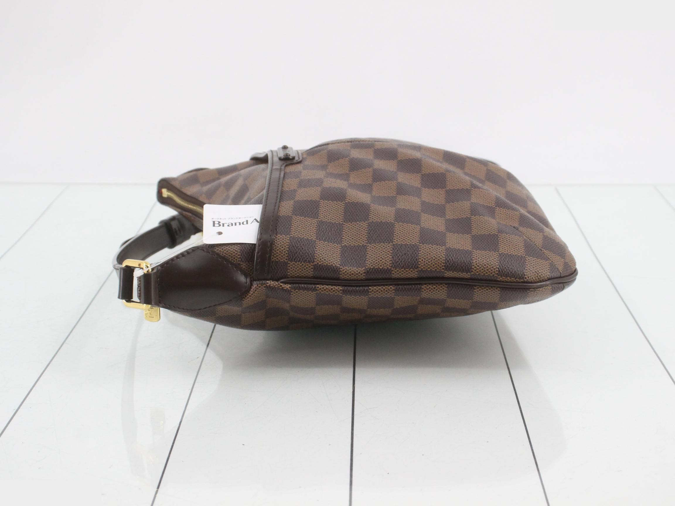 Bloomsbury PM Damier Ebene Brown Shoulder Bag — view 4