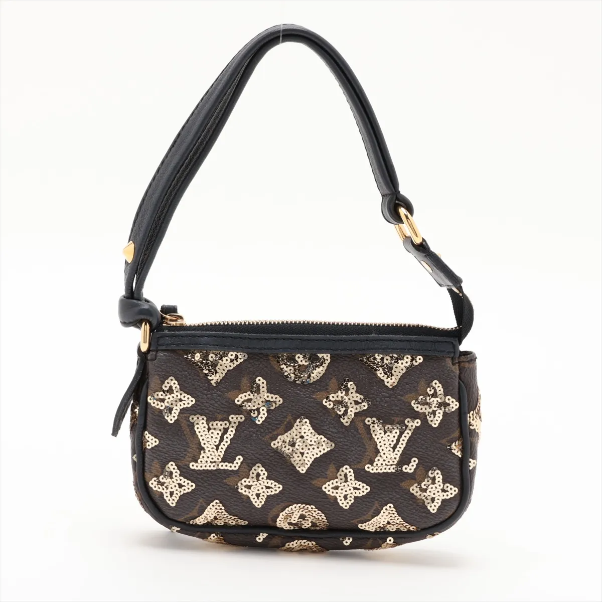 Monogram Eclipse Mini Pochette Accessoires M60125 AS3019 Brown x Black — view 2