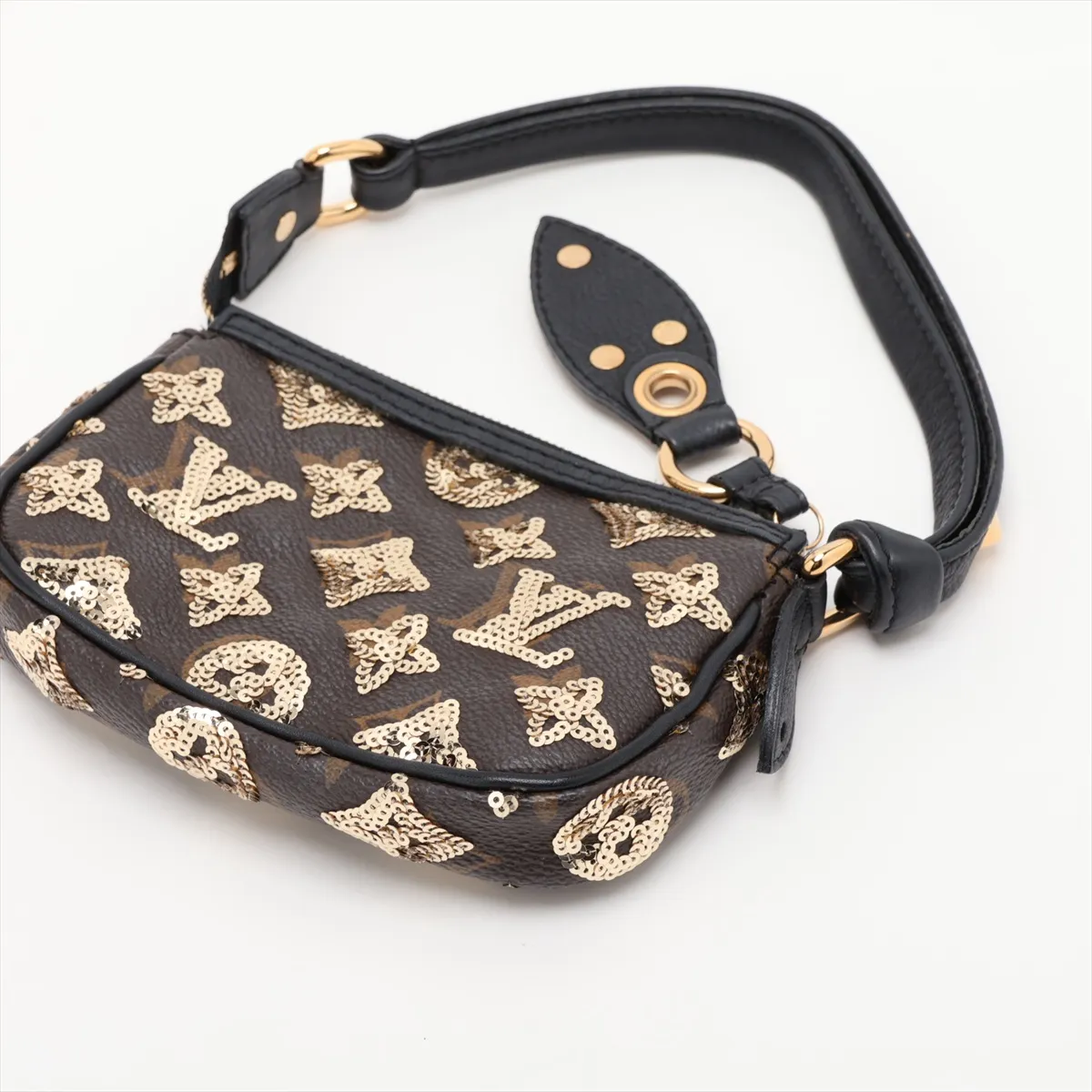 Monogram Eclipse Mini Pochette Accessoires M60125 AS3019 Brown x Black — view 3