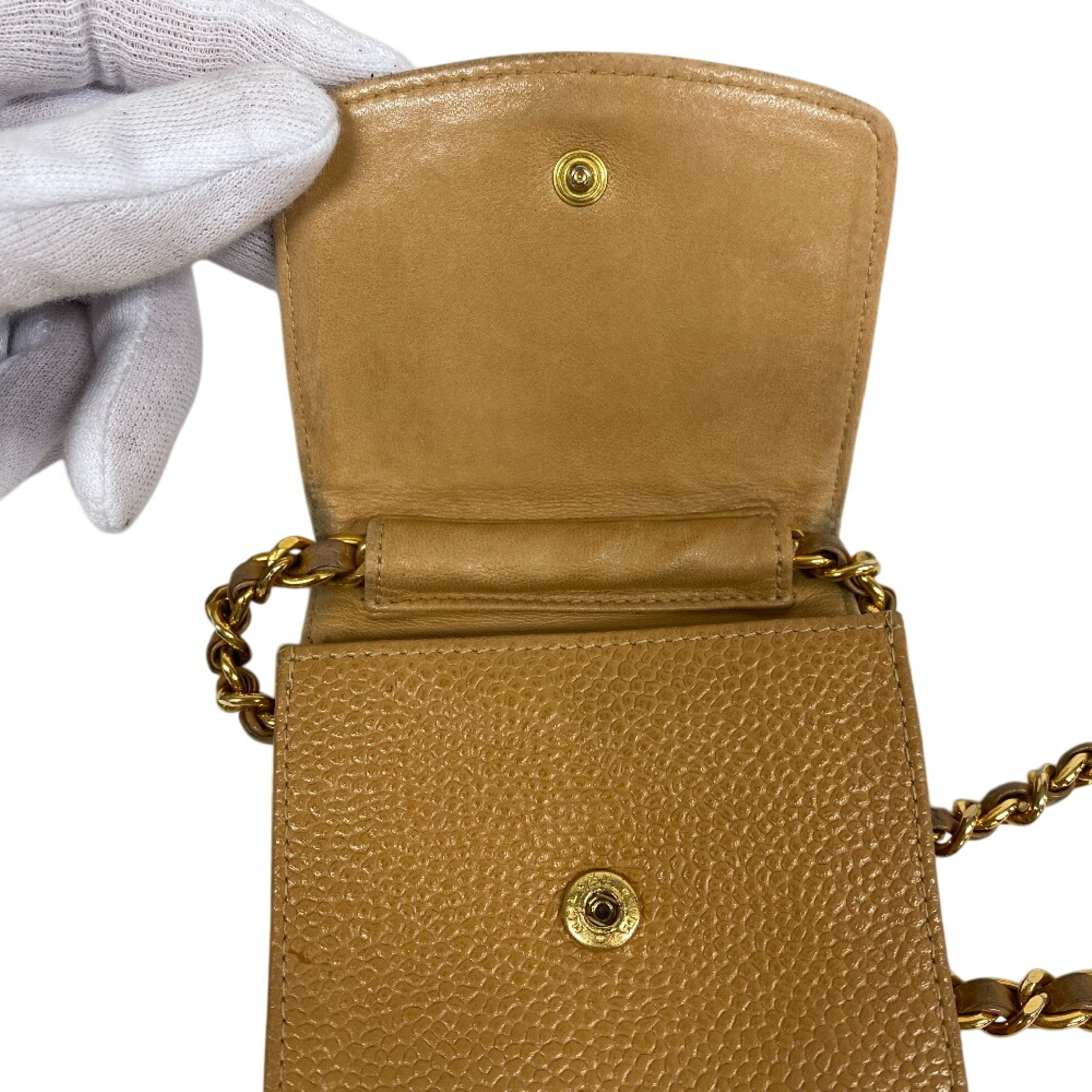 Chain Shoulder Bag, Mobile Phone Case, Coco Mark, Caviar Leather Shoulder Bag — view 7