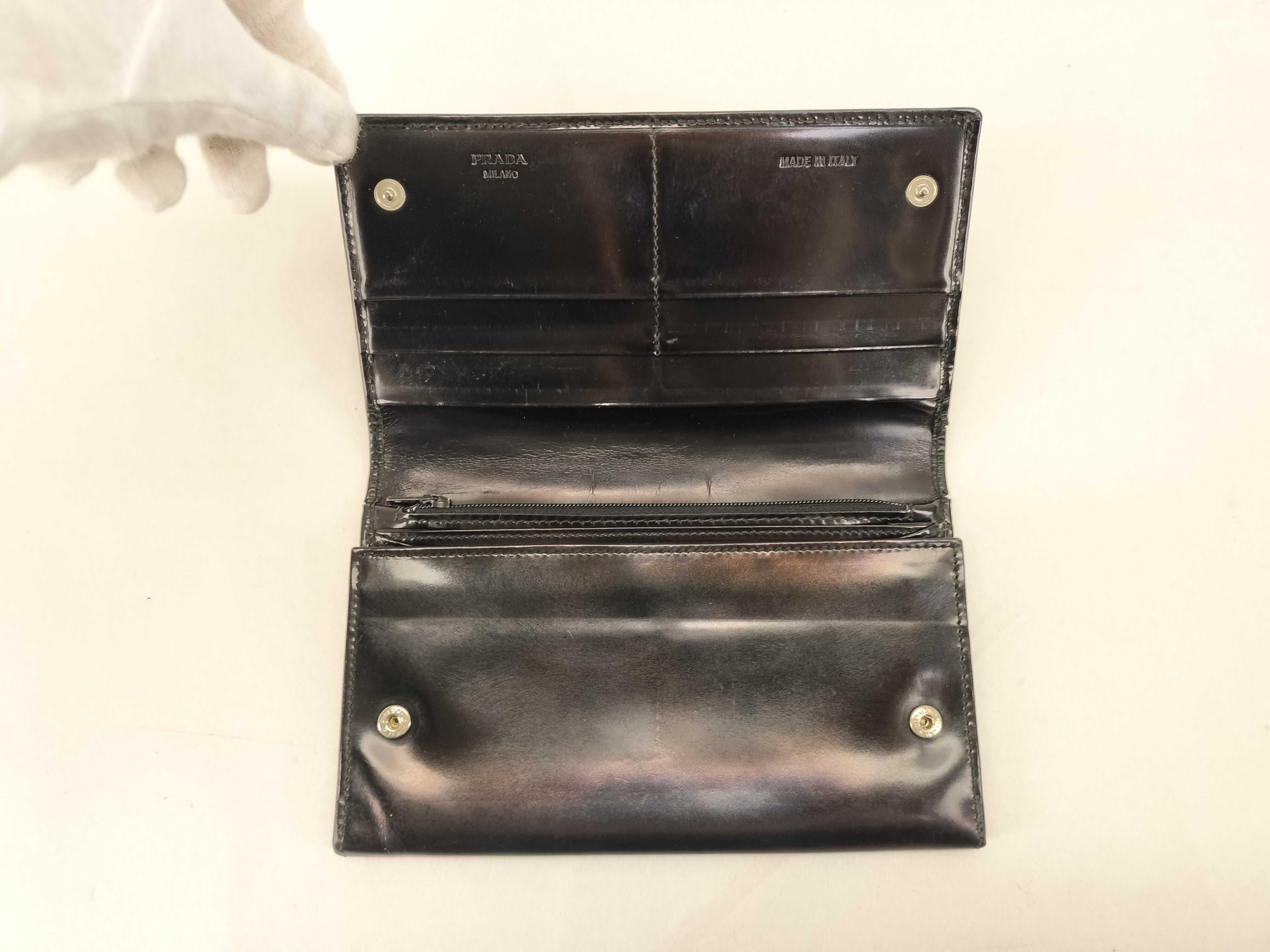 Patent Leather Bi-fold Wallet — view 7