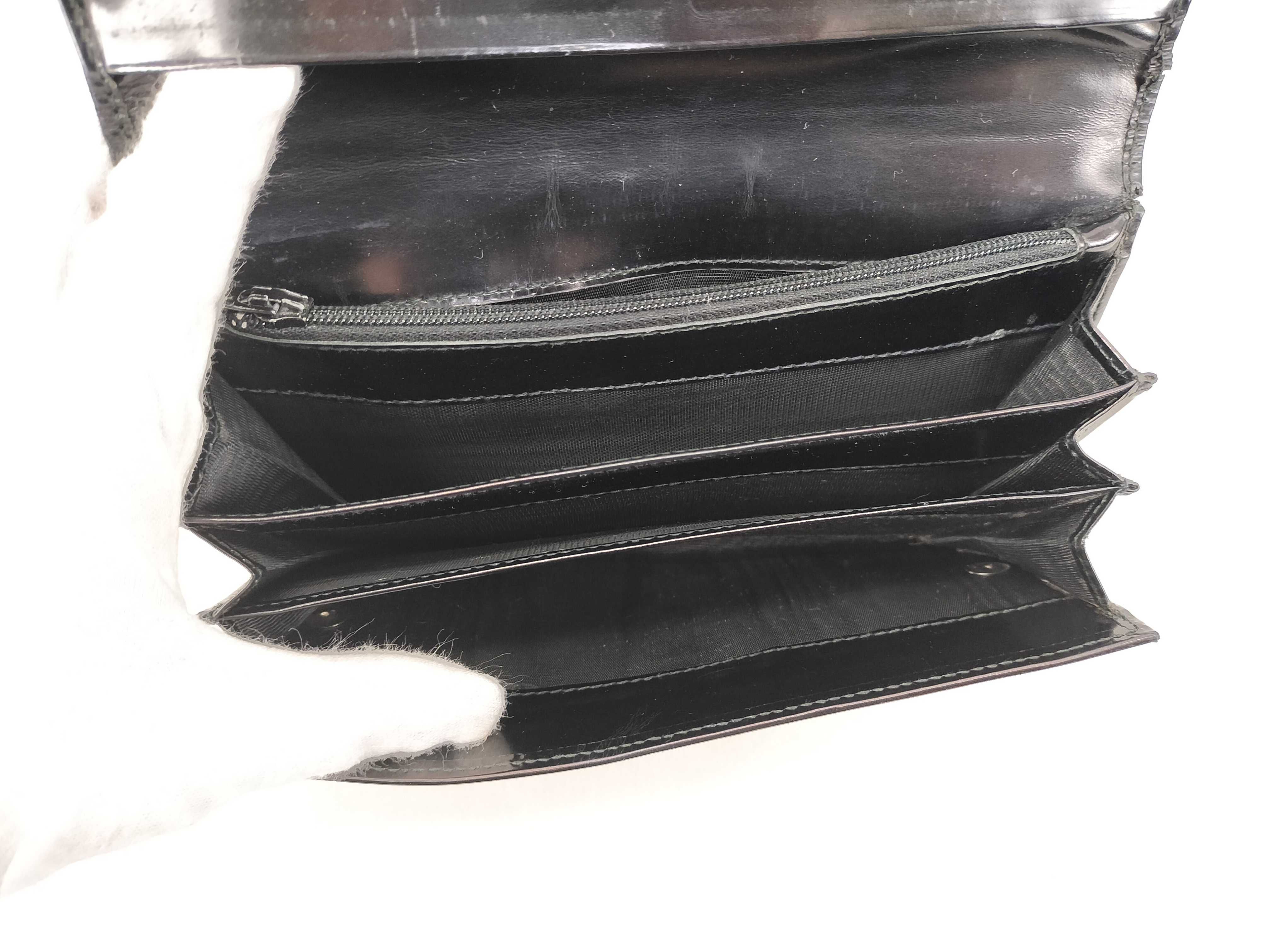 Patent Leather Bi-fold Wallet — view 8