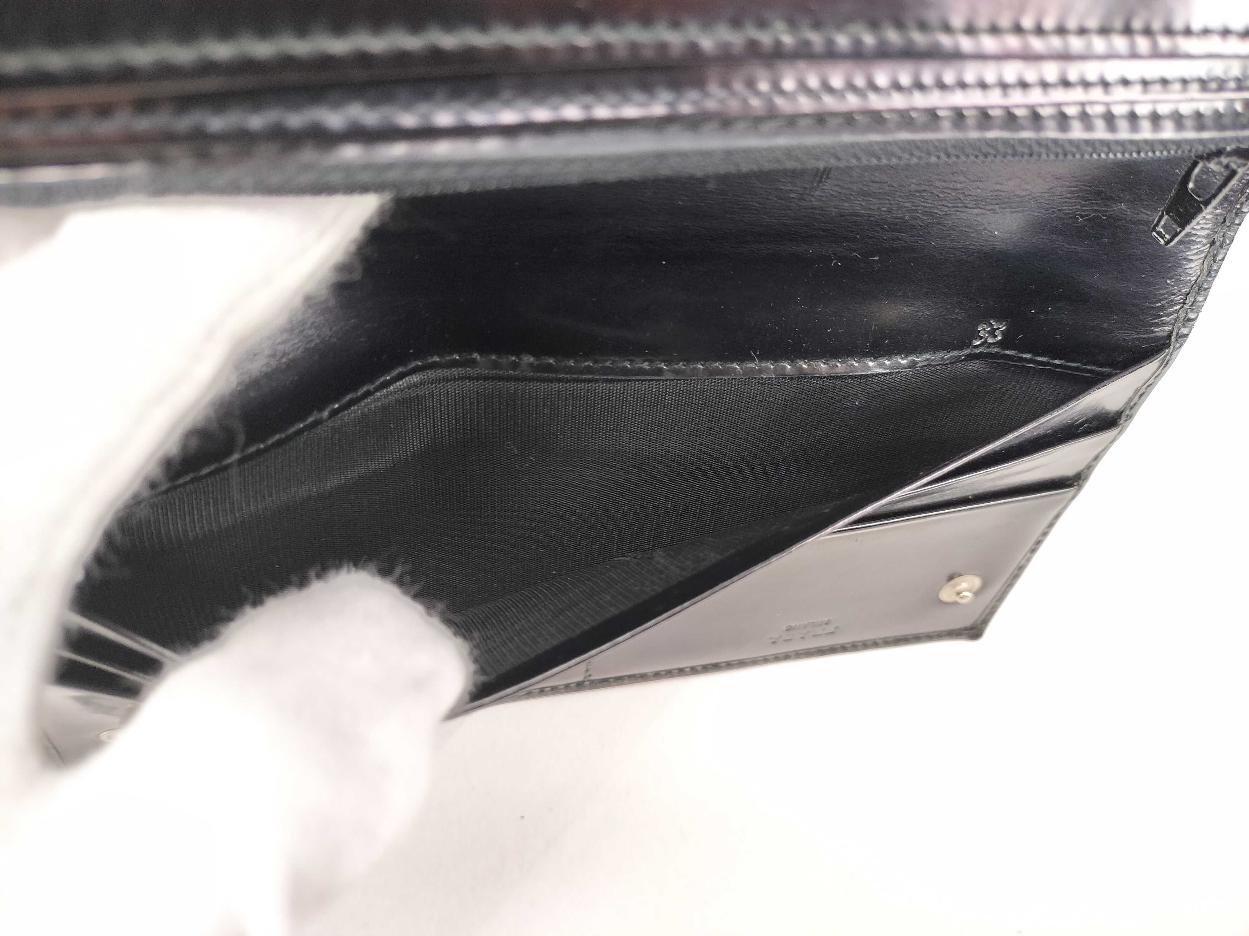 Patent Leather Bi-fold Wallet — view 10