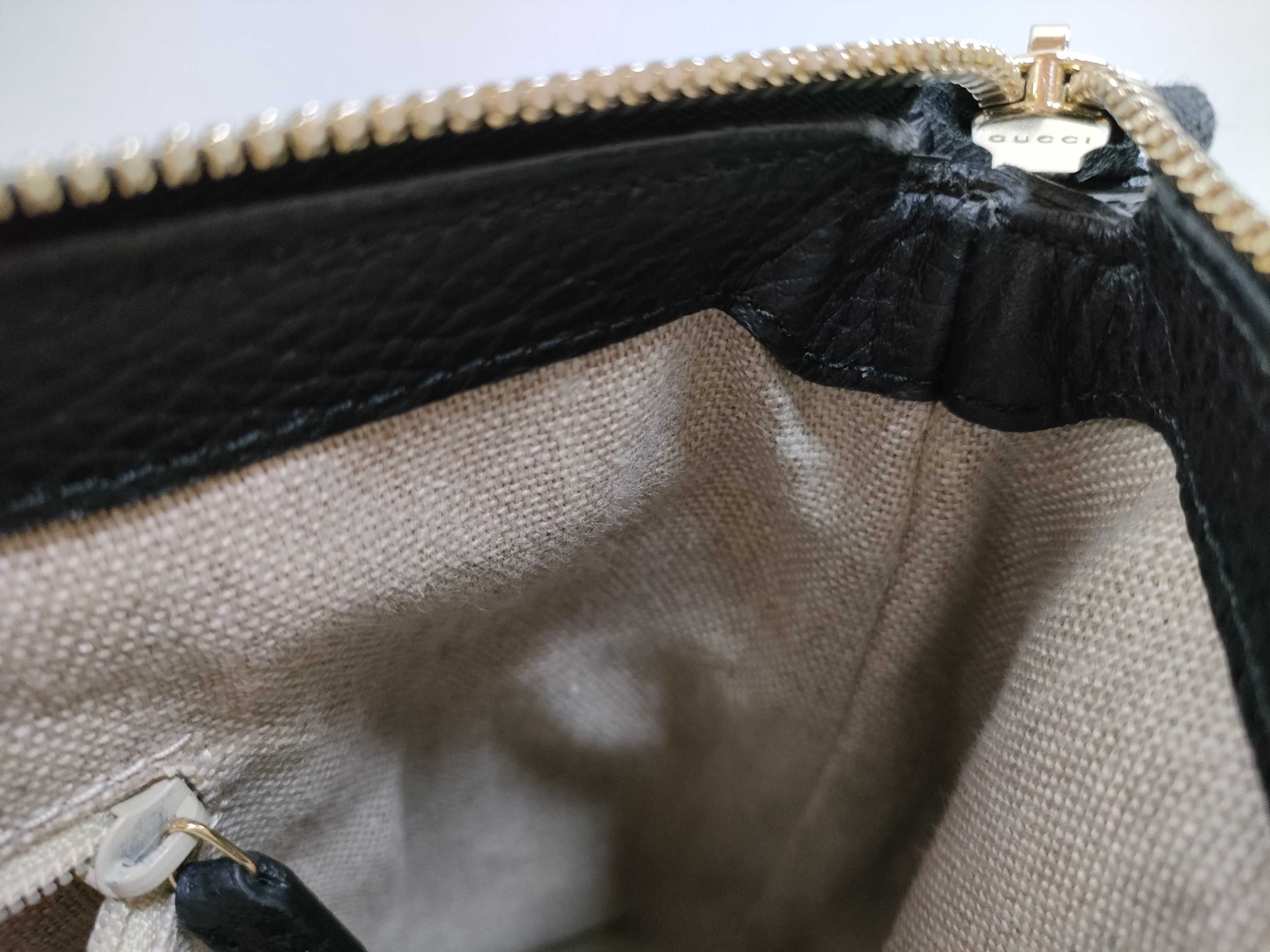 Miss GG Leather 2-Way Handbag, Black, 449659 (Outlet Mark) — view 13