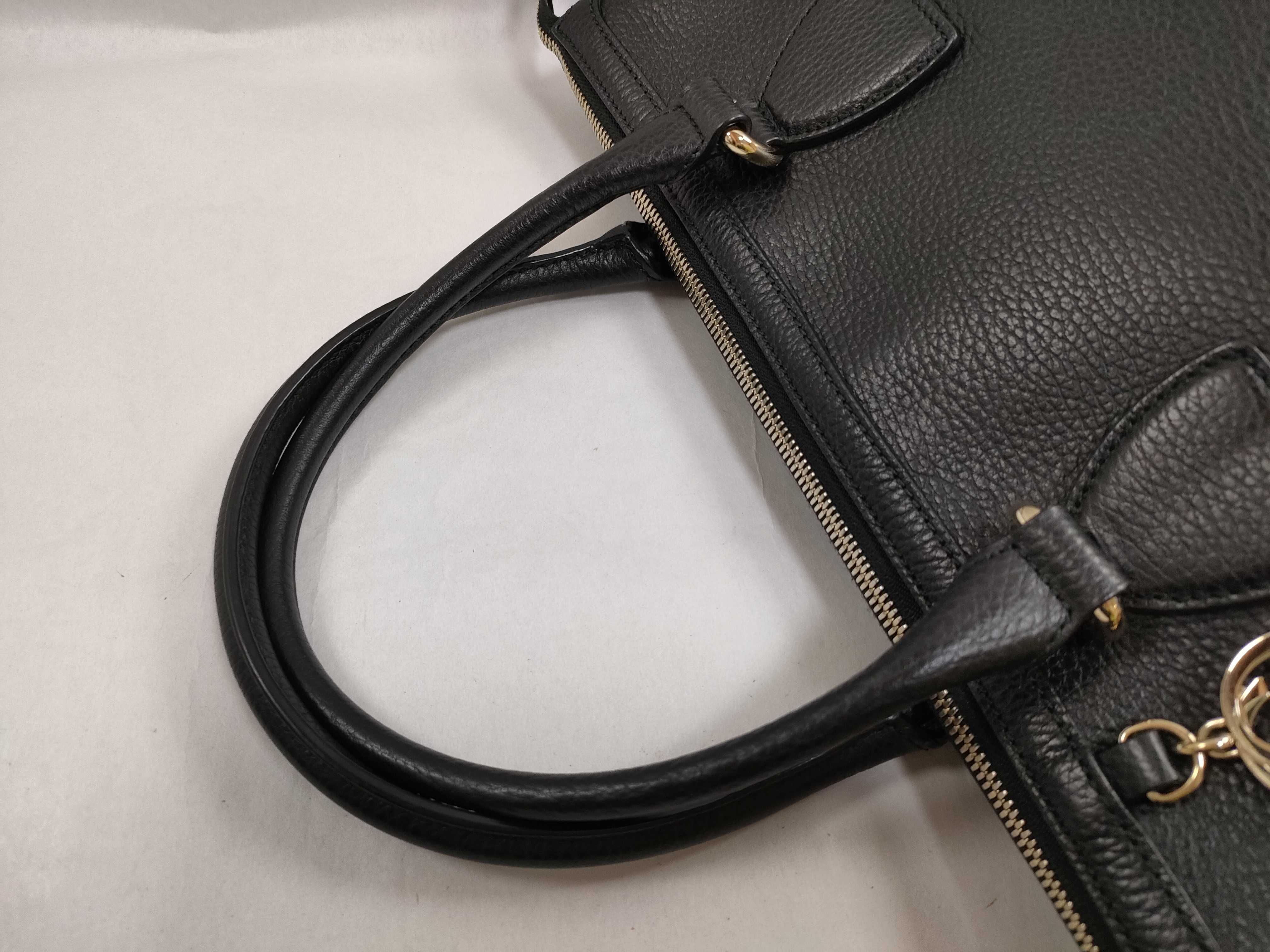 Miss GG Leather 2-Way Handbag, Black, 449659 (Outlet Mark) — view 3