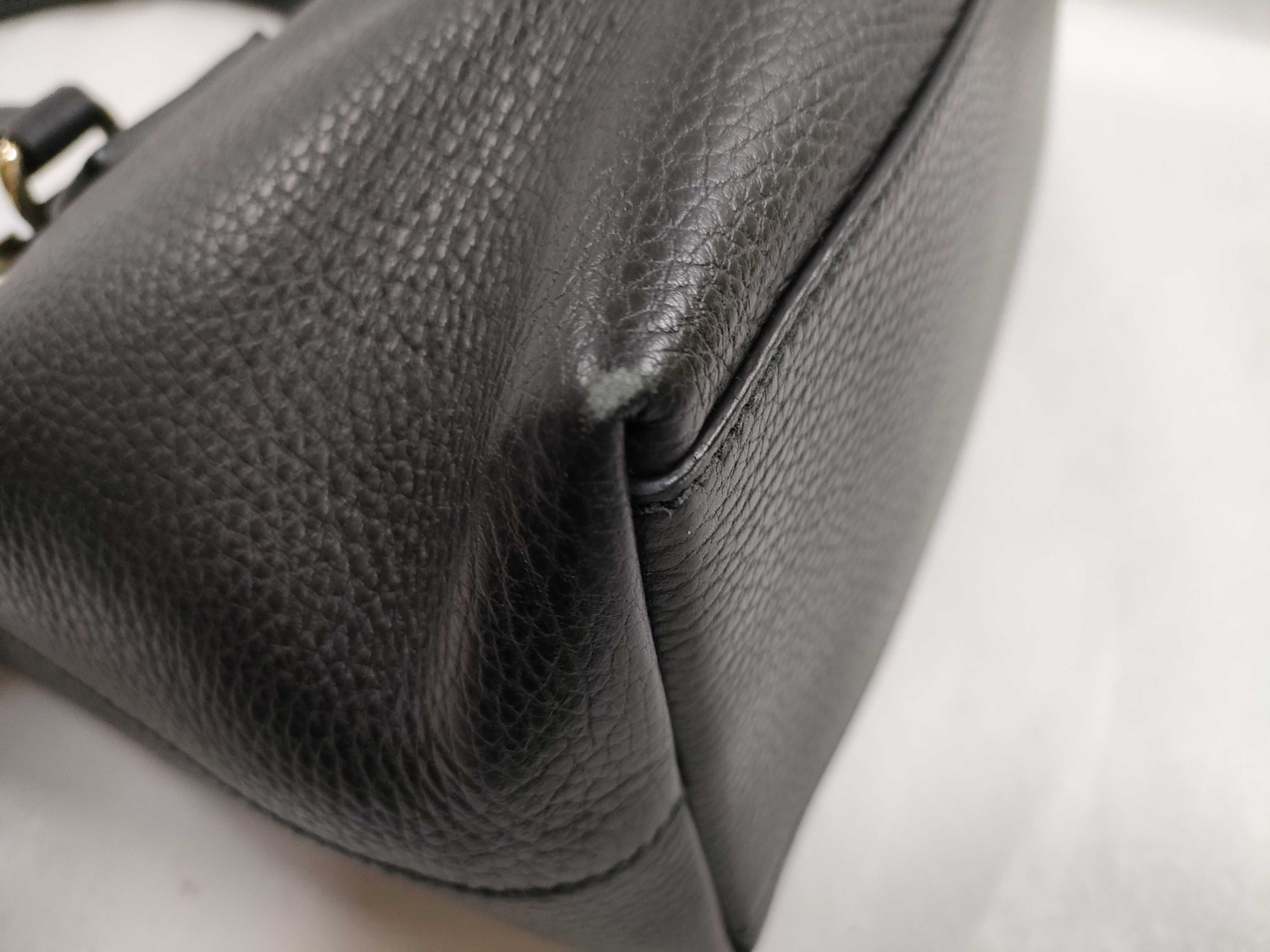Miss GG Leather 2-Way Handbag, Black, 449659 (Outlet Mark) — view 8