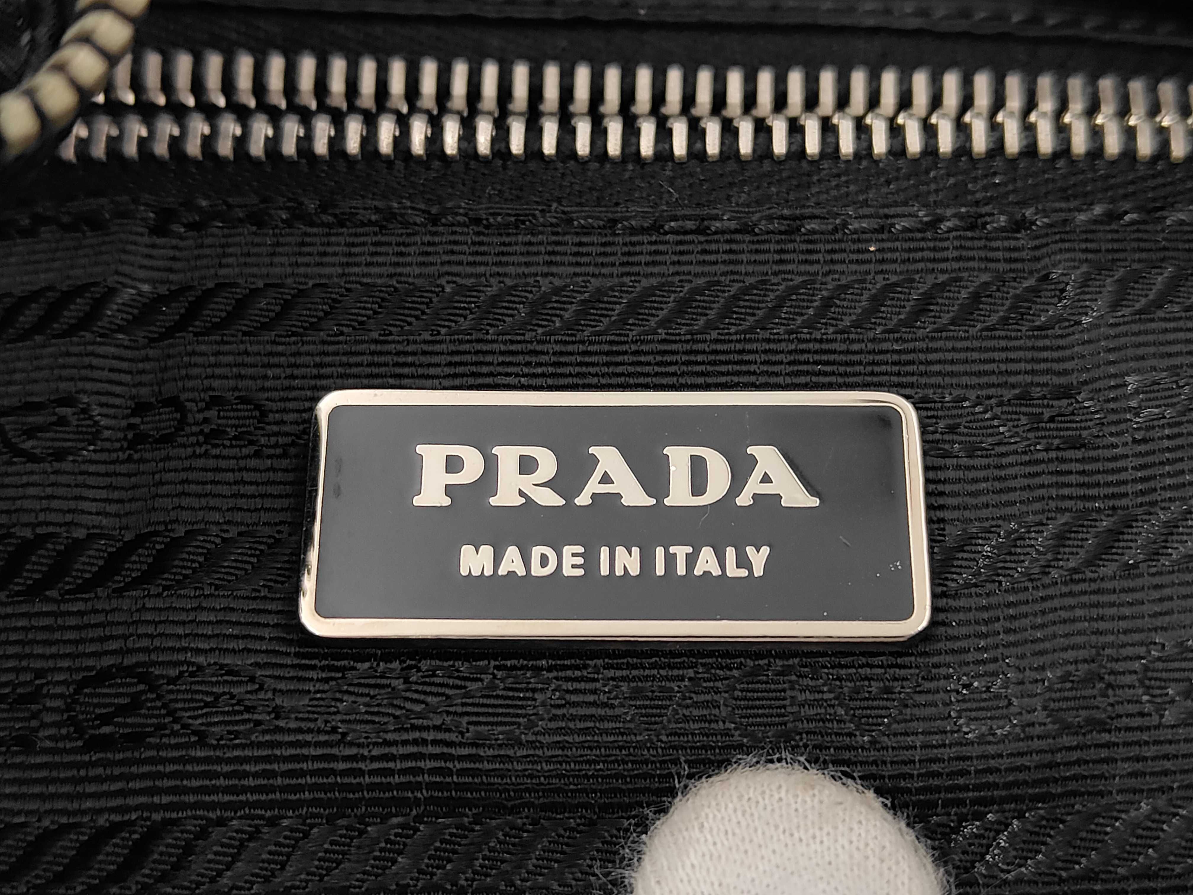 Nylon Prada Nylon Triangle Logo One Shoulder Bag — view 9