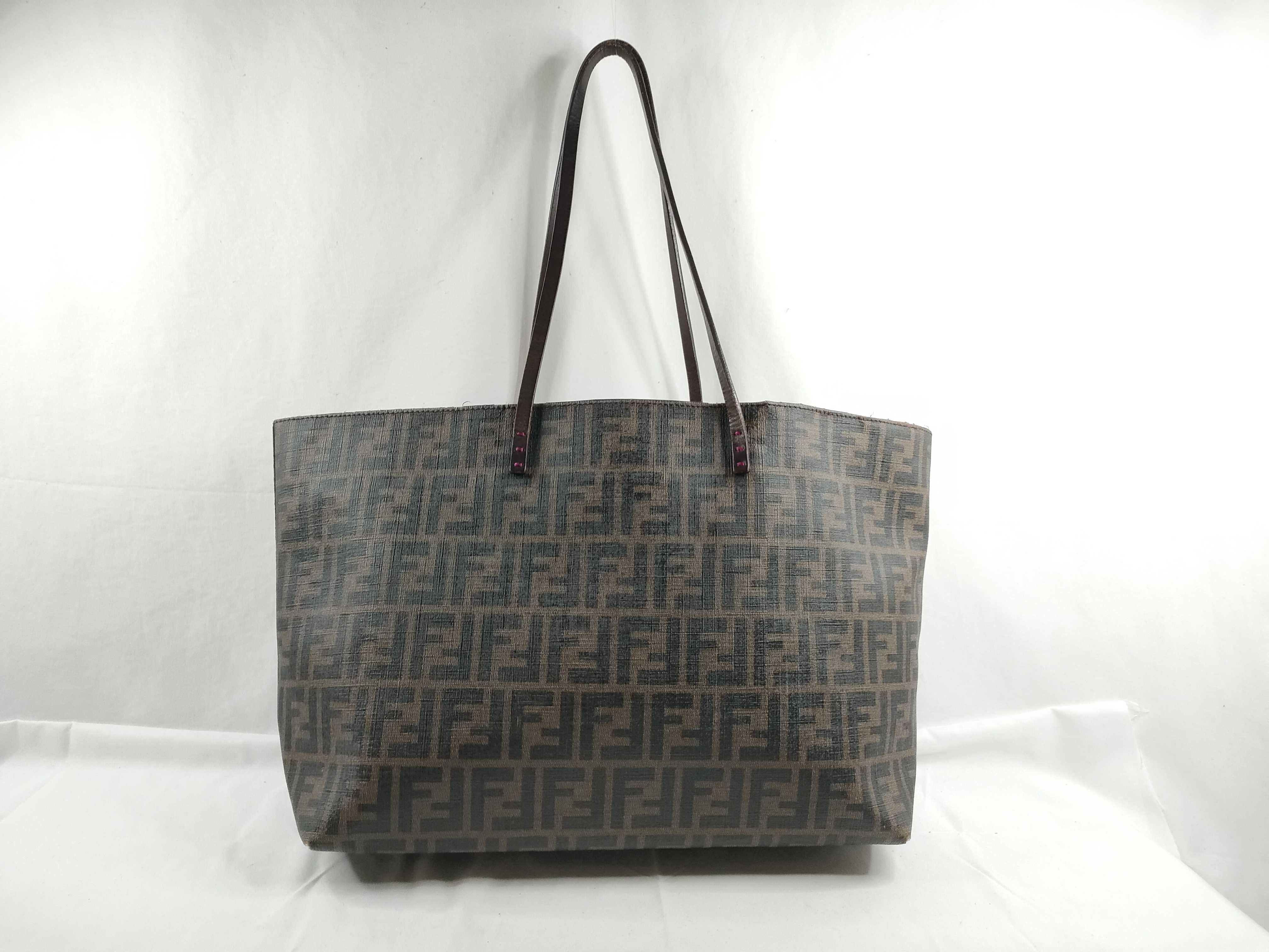 Zucca pattern tote bag, brown tote bag