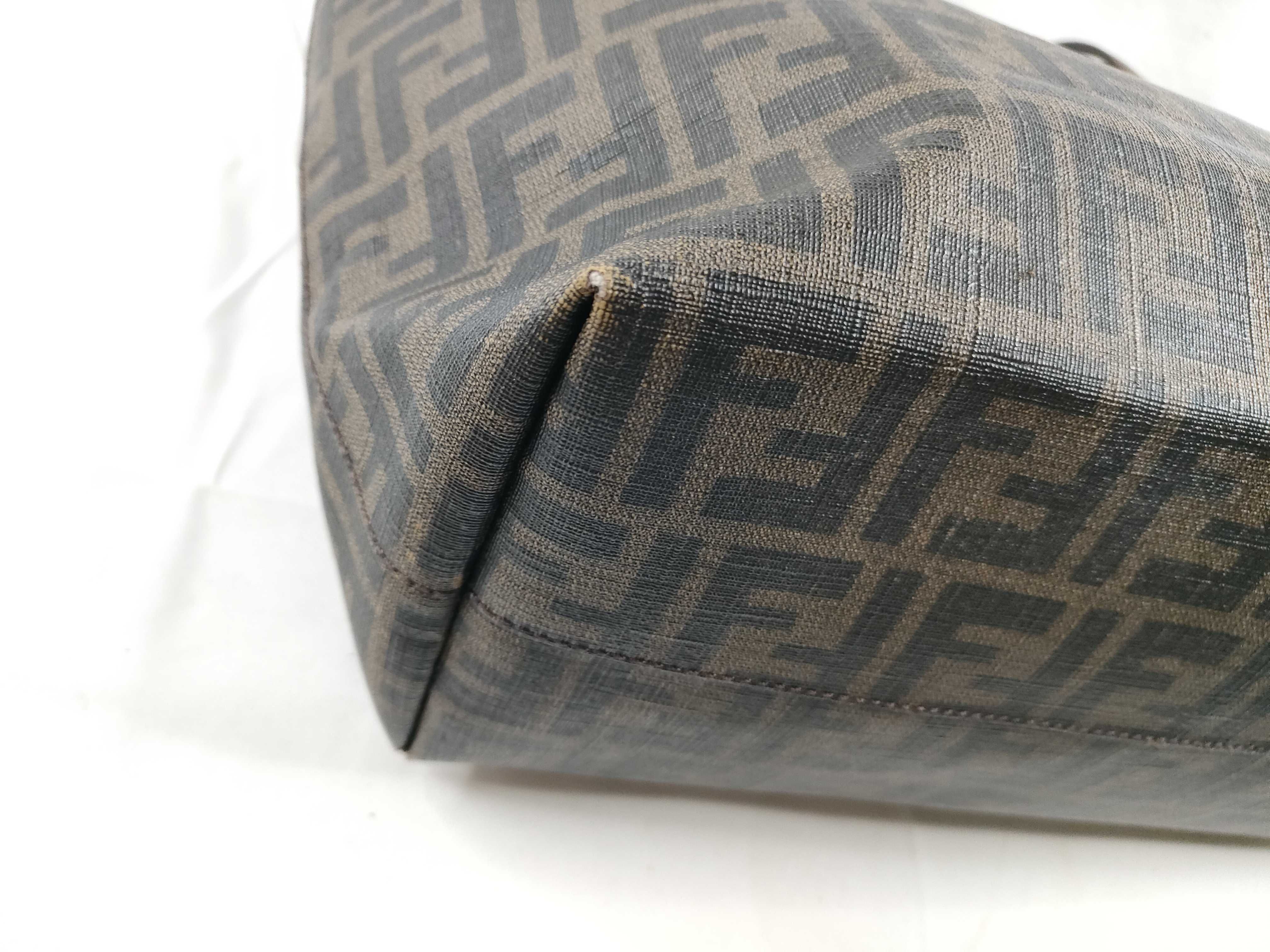 Zucca pattern tote bag, brown tote bag — view 3